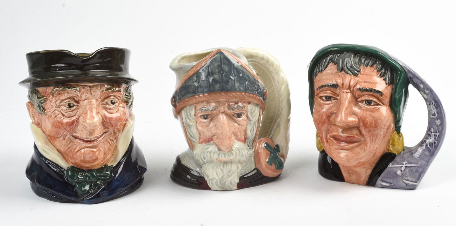 Three Small Royal Doulton Character Pitchers. (1 of 5)