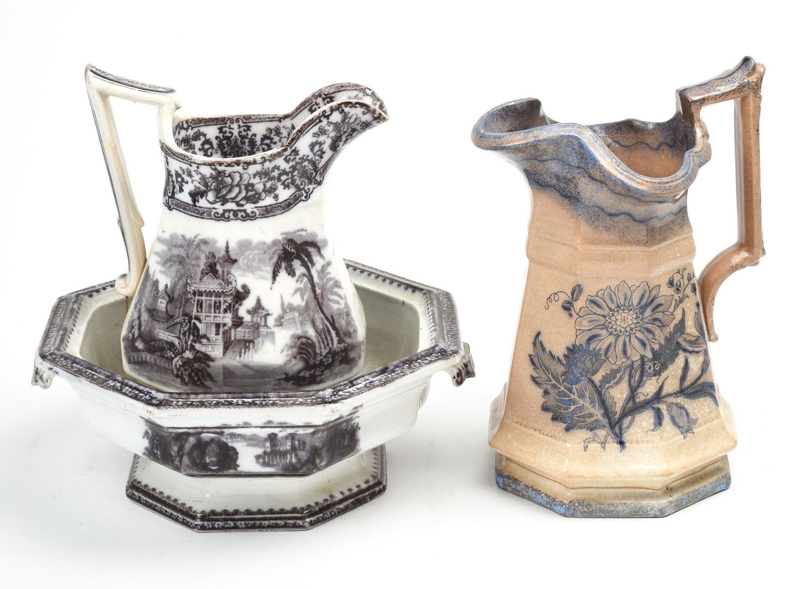 Group of Transfer Printed Wares. (1 of 8)