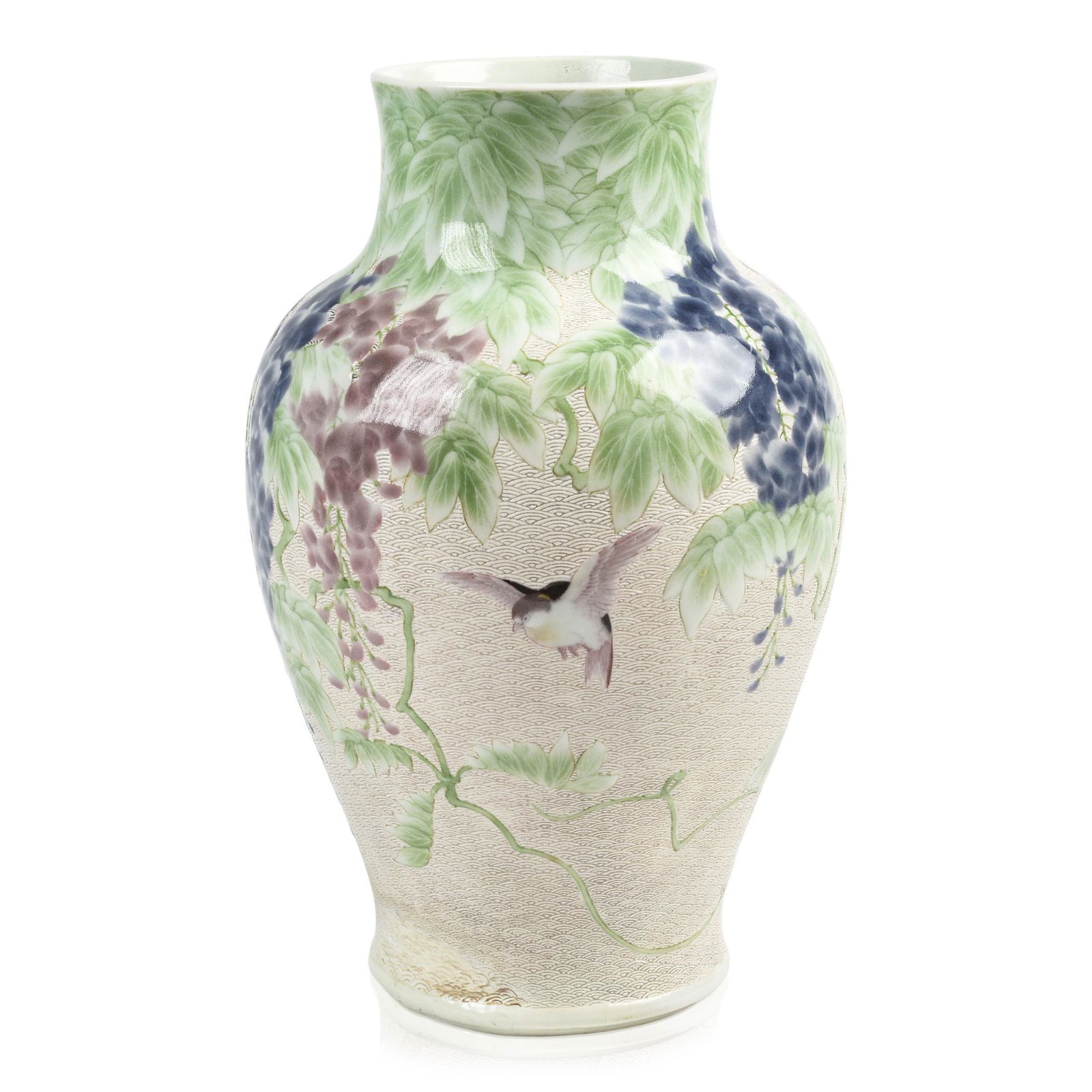 Makuzu Kozan Japanese Studio Porcelain Vase (1 of 5)