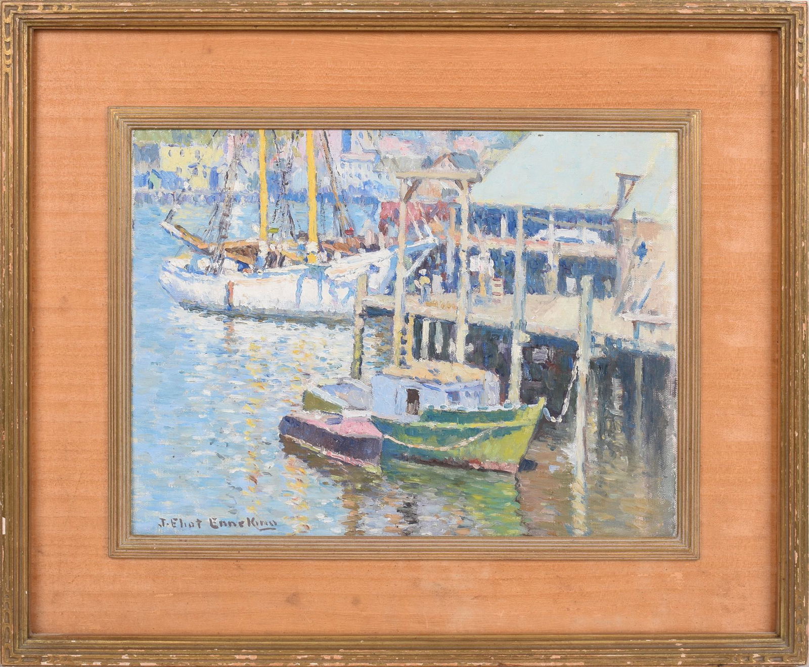 Joseph Enneking. Across The Harbor. (1 of 3)