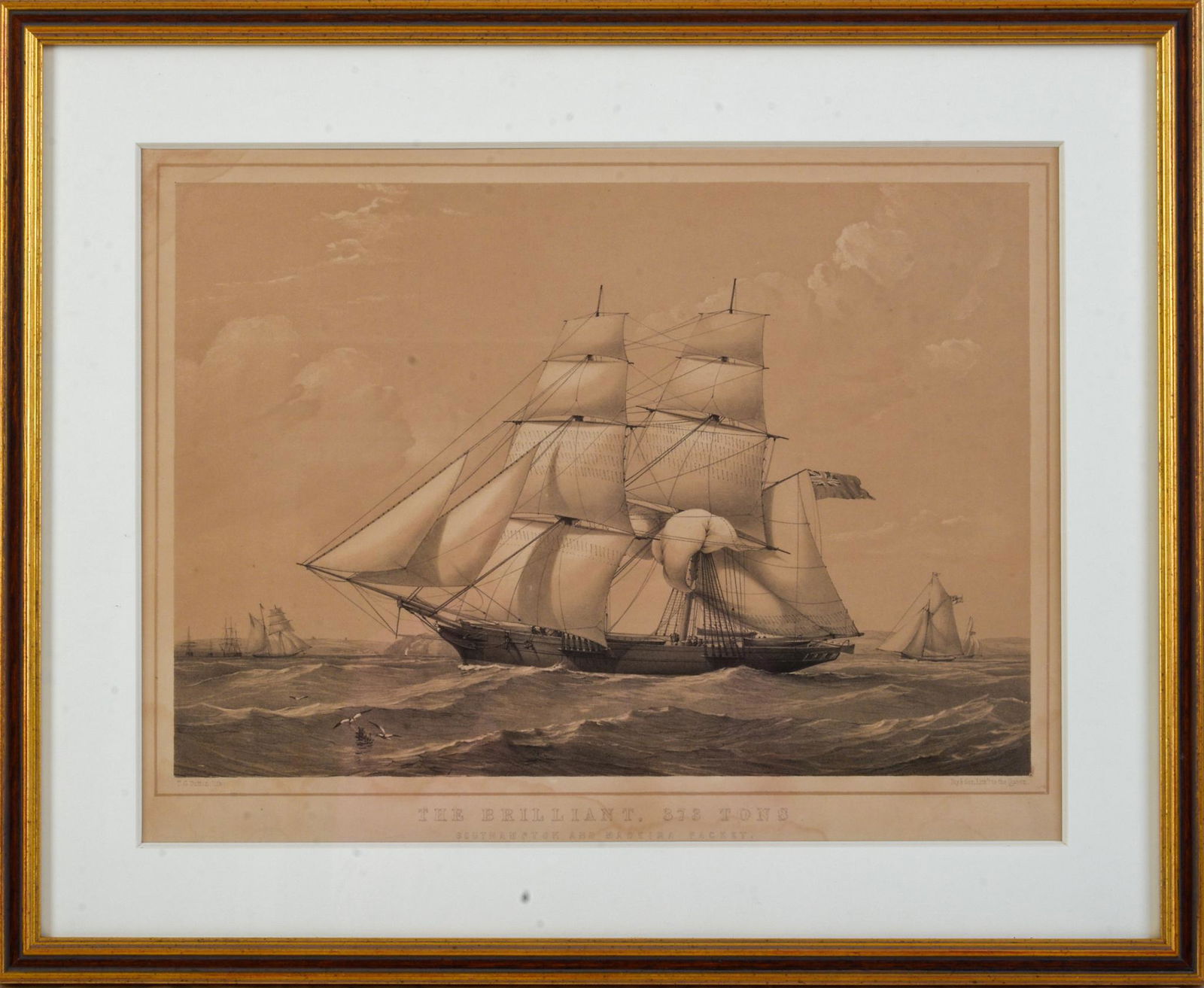 T.G. Dutton. The Brilliant, 373 Tons. (1 of 3)