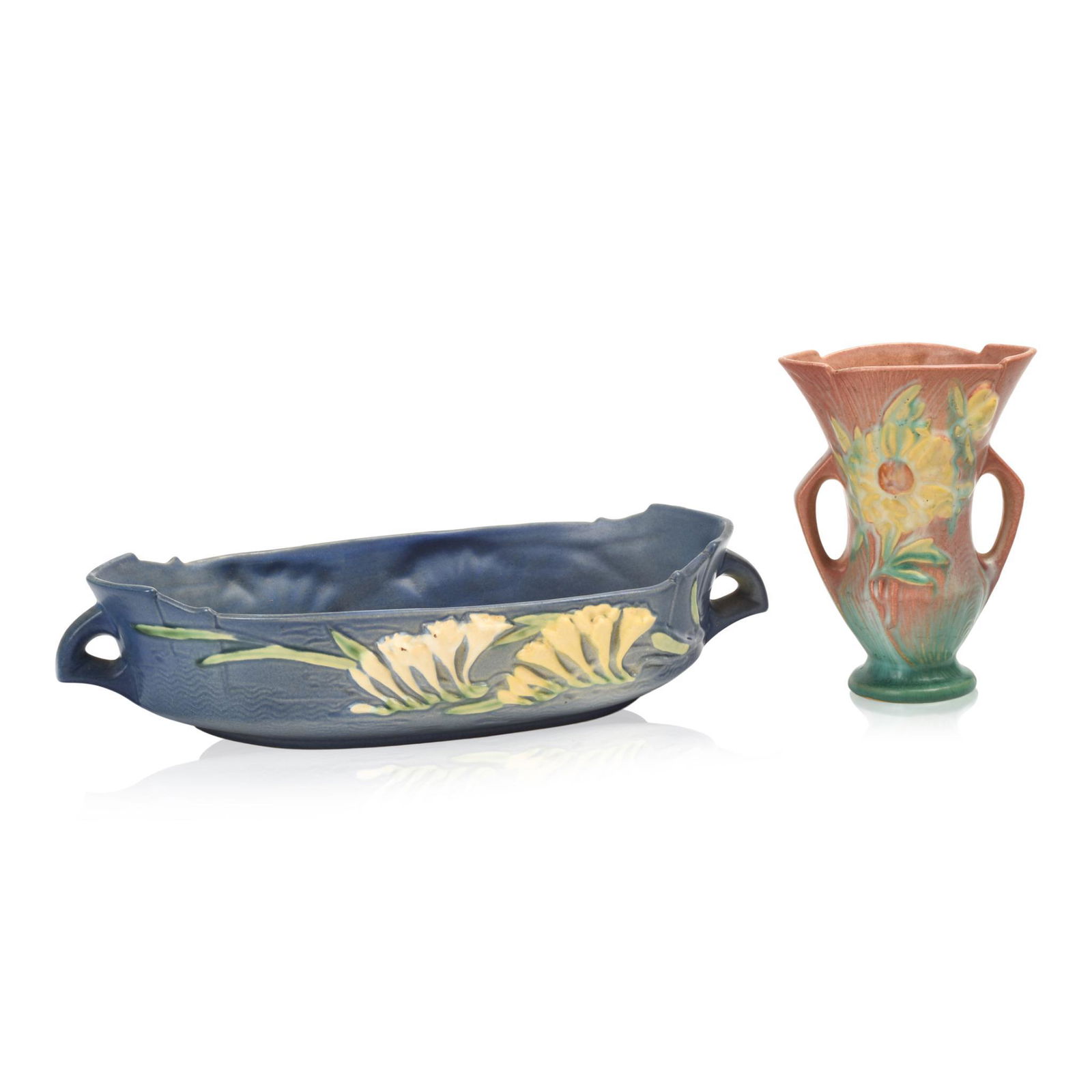 Two Pieces of Roseville Pottery. (1 of 7)