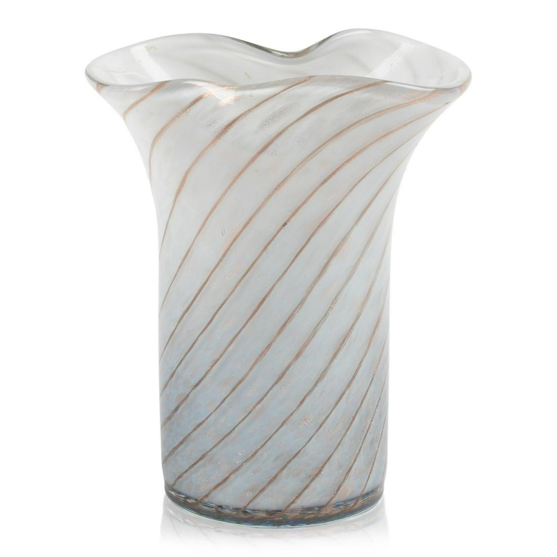 Fratelli Toso Murano Glass Vase (1 of 5)