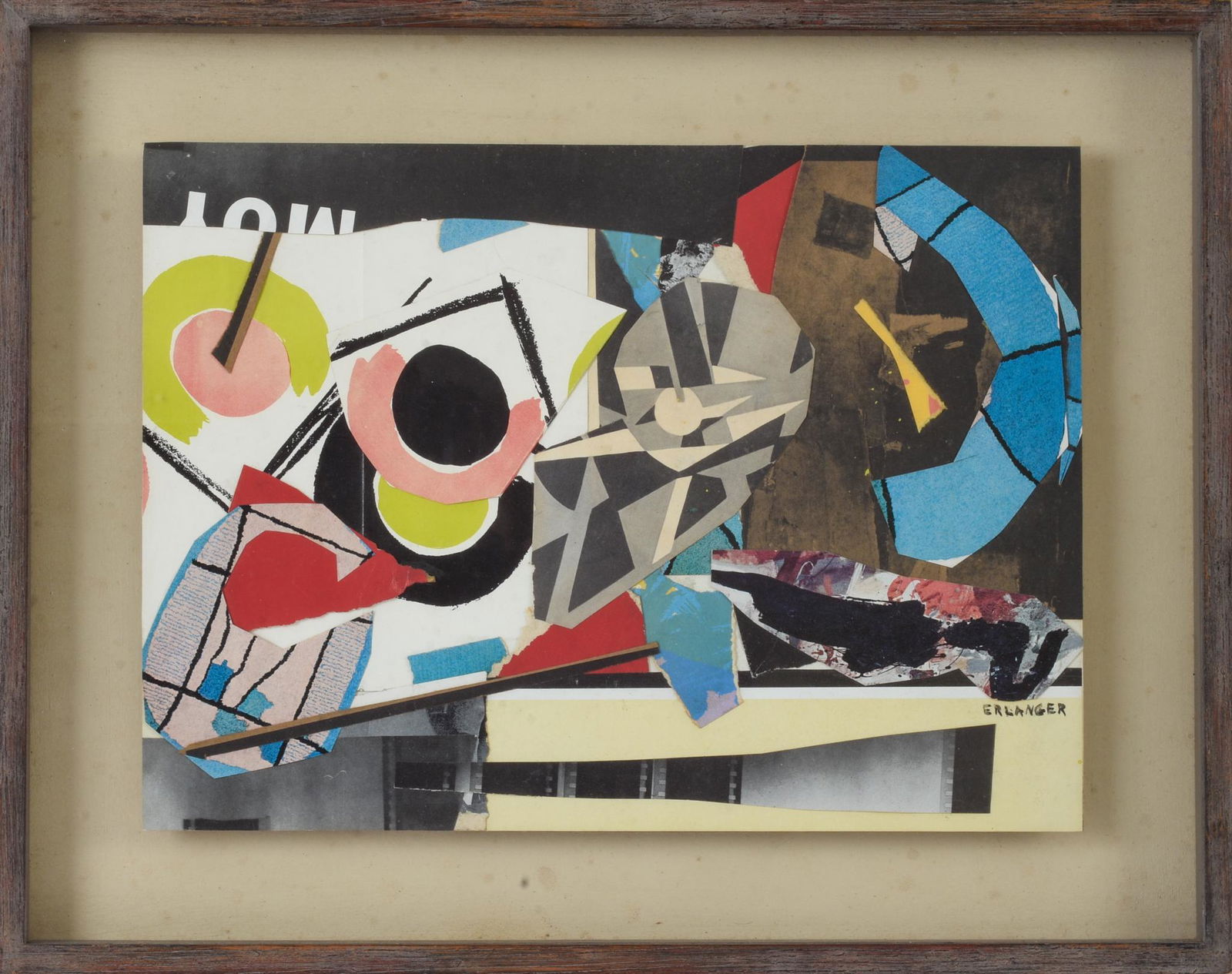 Elizabeth Erlanger Cut Paper Collage. (1 of 3)