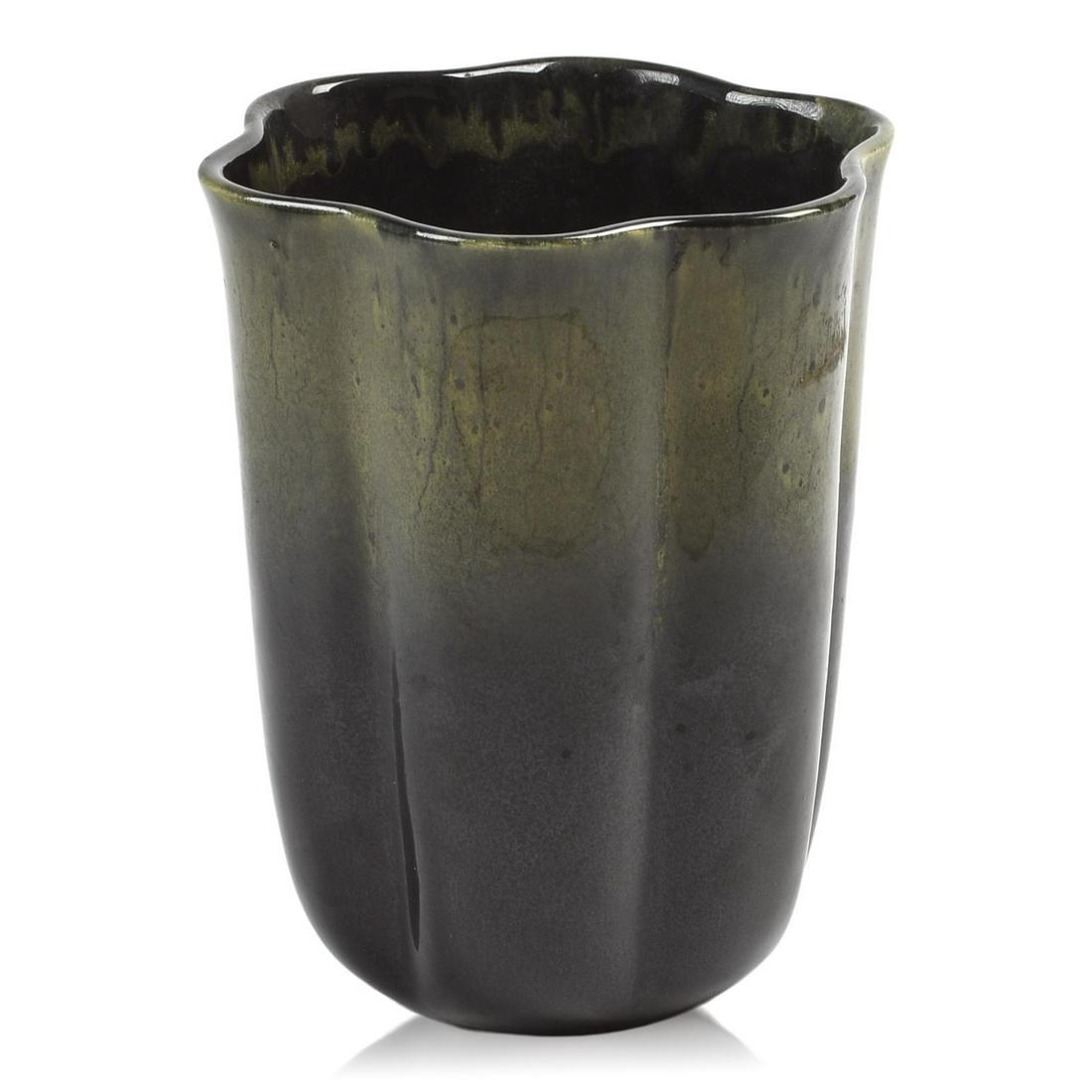 Mid Century Beaugeware Vase.: Height 8 inches, marked at base.