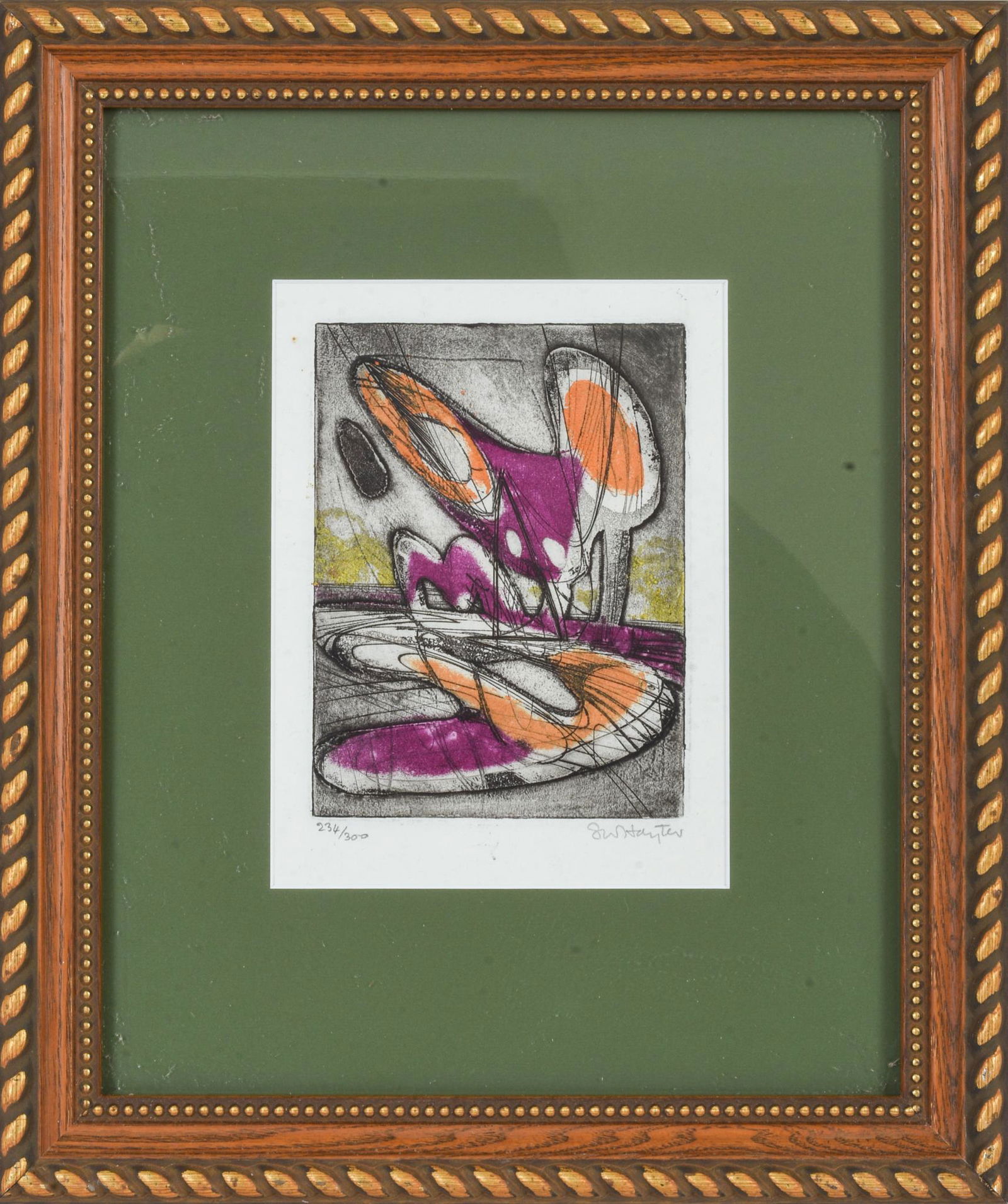 Stanley William Hayter Color Etching (1 of 2)