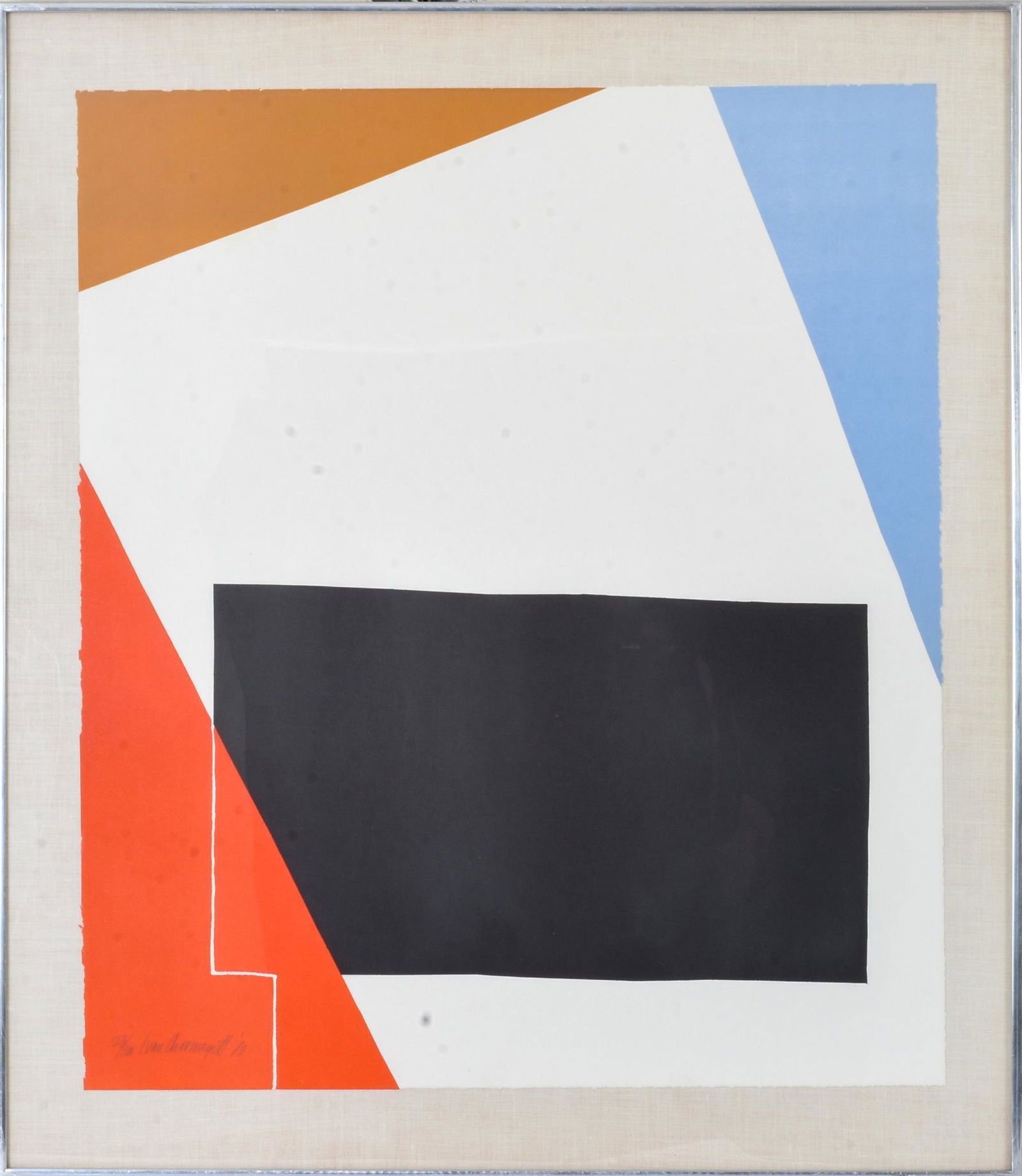 Ivan Chermayeff (1932 - 2017). Black Rectangle. (1 of 2)