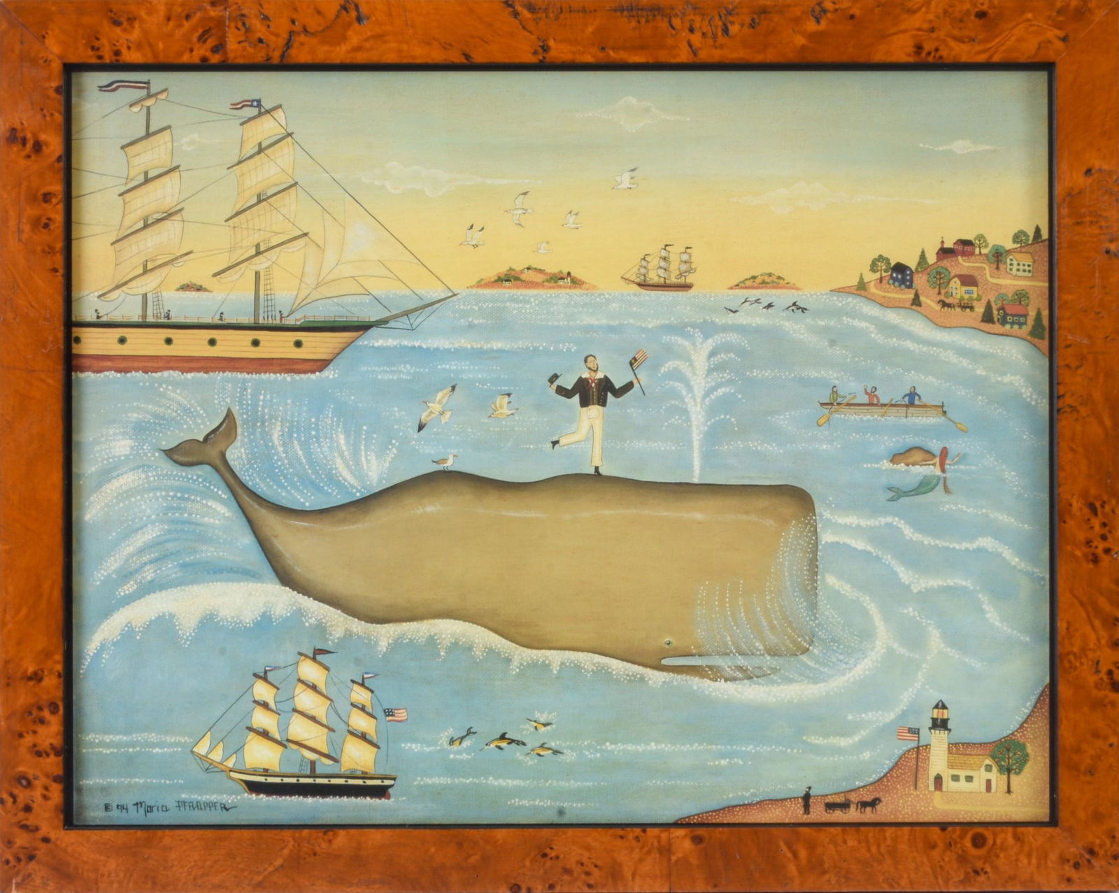 Maria Pfropper Folk Art Print. (1 of 1)