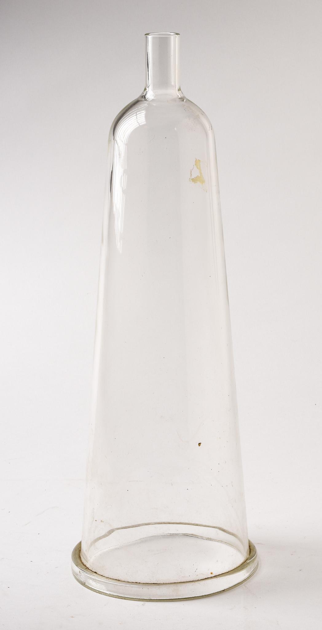 Vintage Glass Funnel.: Height 16 inches.