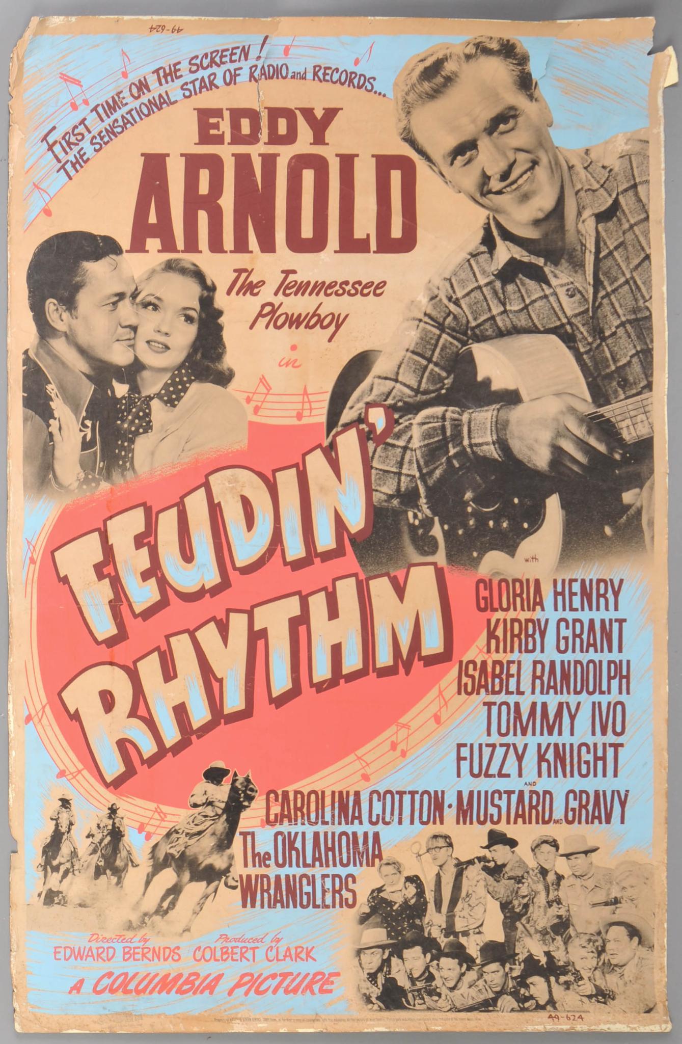 Large Eddy Arnold Feudin' Rhythm Poster (1 of 1)