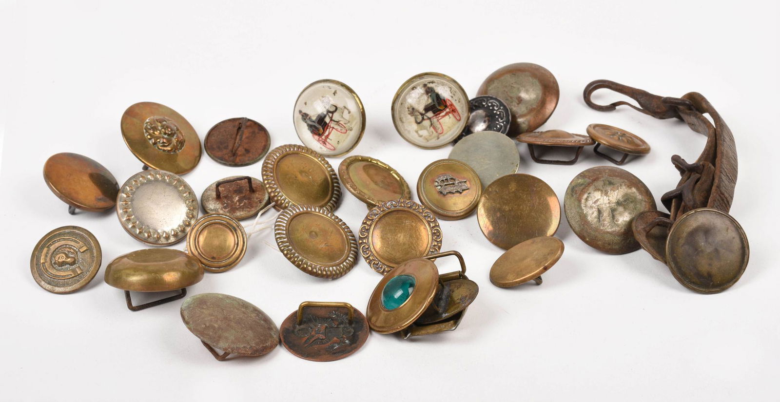 Collection of Bridle Buttons. (1 of 1)