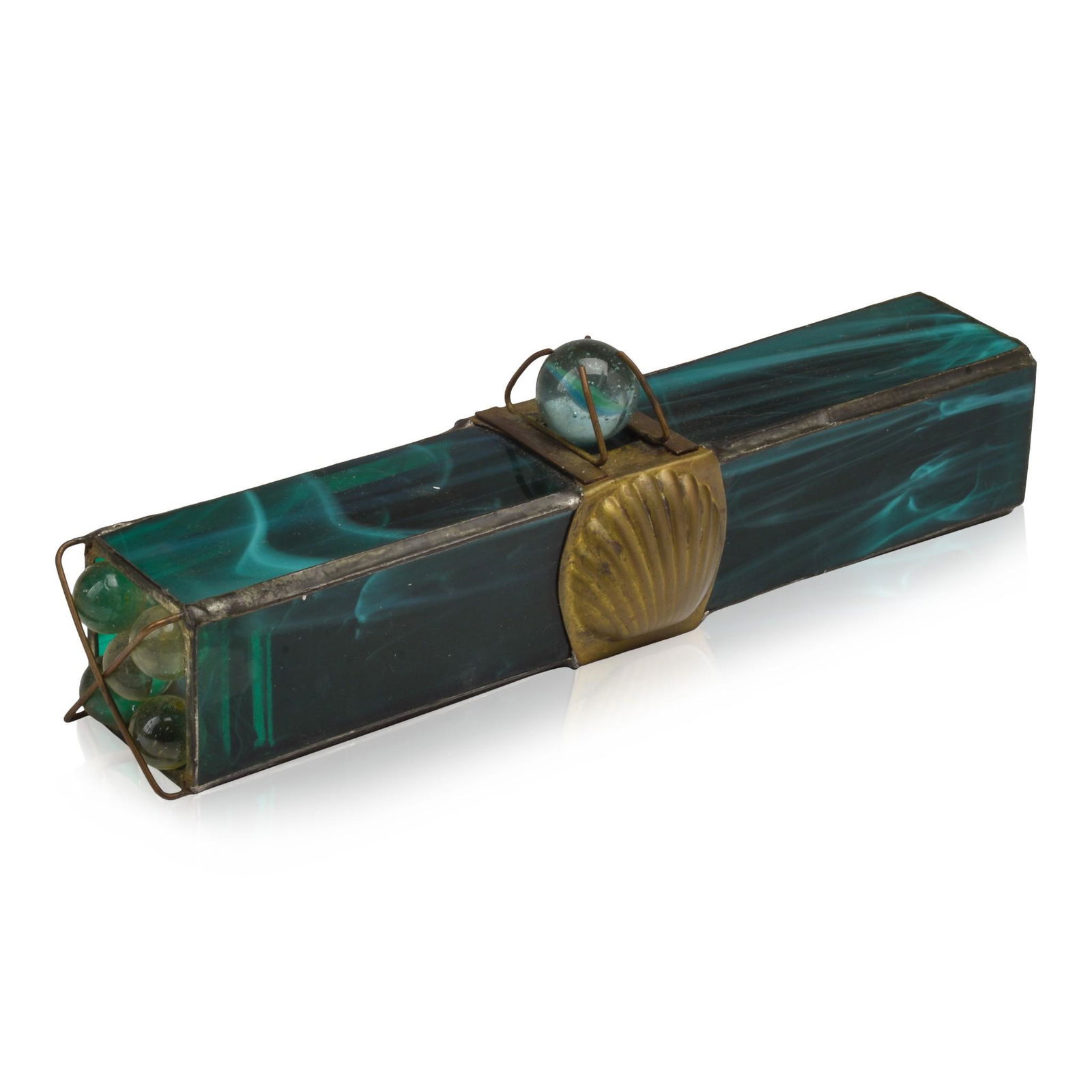 Vintage Leaded Glass and Gilt-Brass-Mounted (1 of 3)