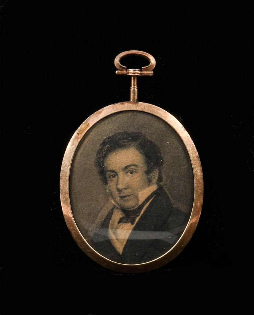 14K Gold Miniature Picture Frame. (1 of 2)