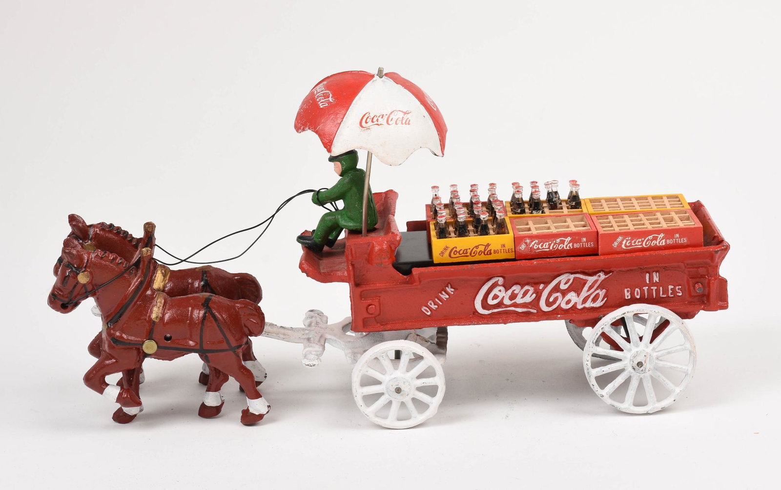 Coca-Cola Wagon-Reproduction.: Length 16 inches.
