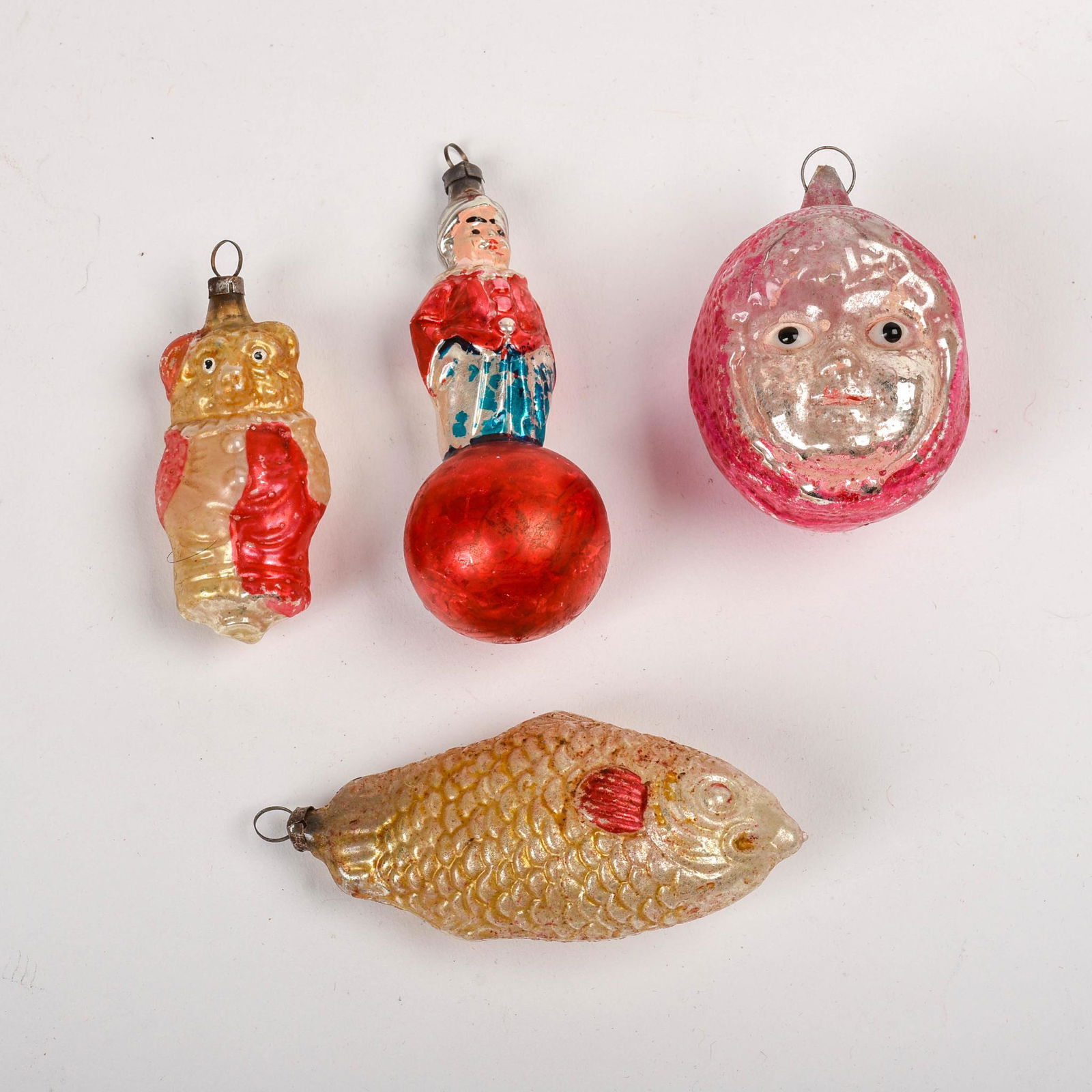 Four Antique German Christmas Ornaments (1 of 2)