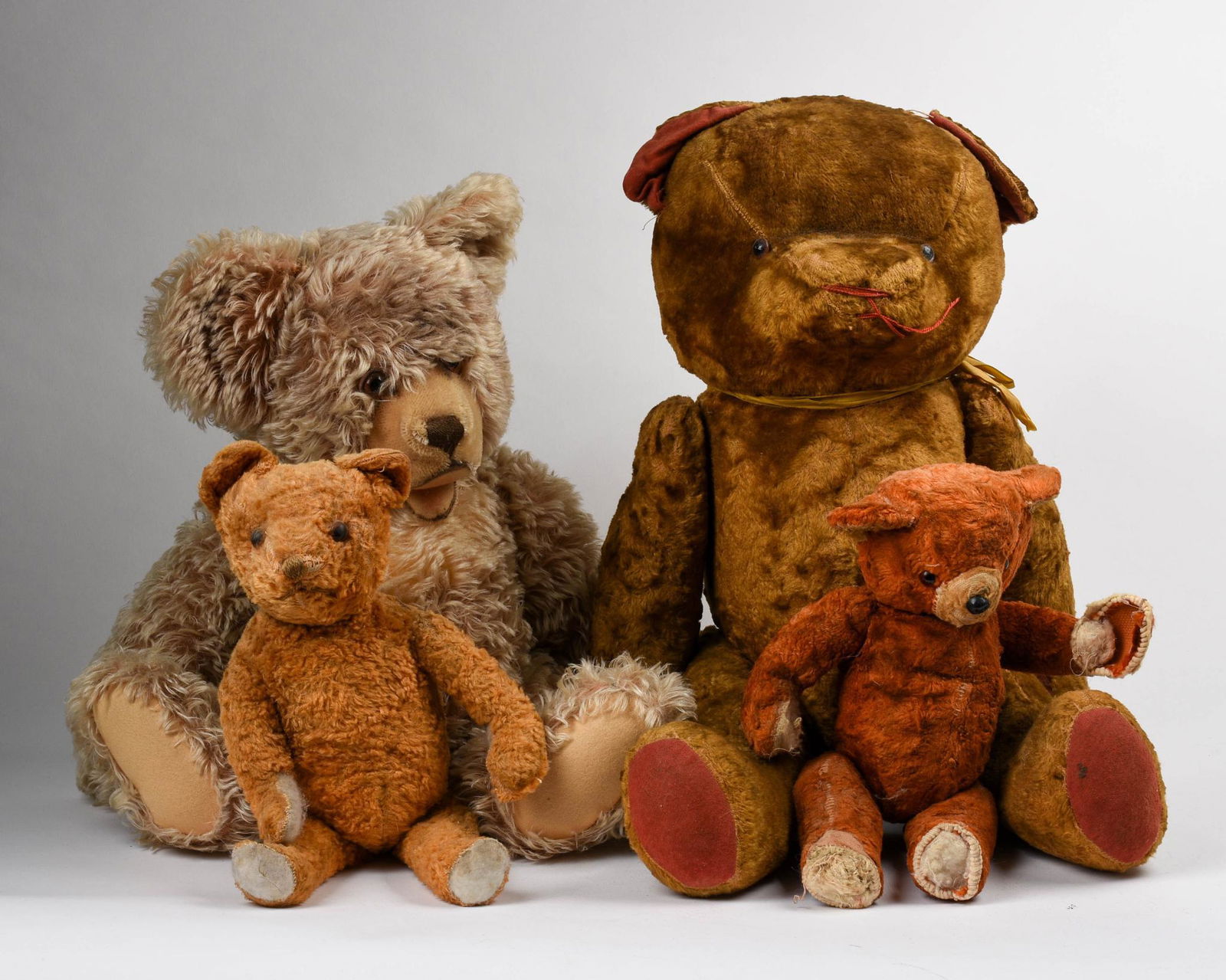 Four Vintage Teddy Bears (1 of 2)