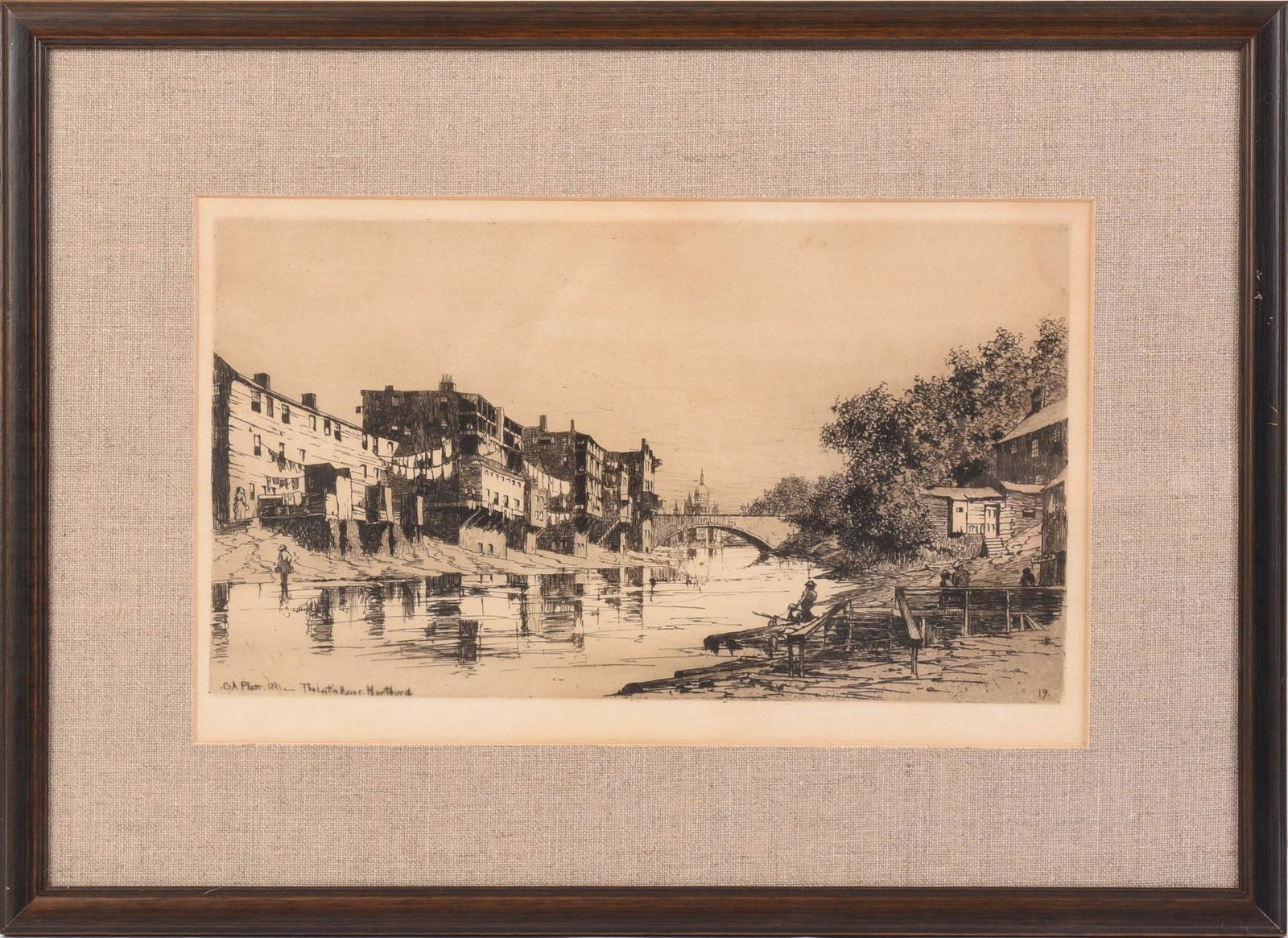 Charles Adam Platt. The Little River, Hartford. (1 of 5)