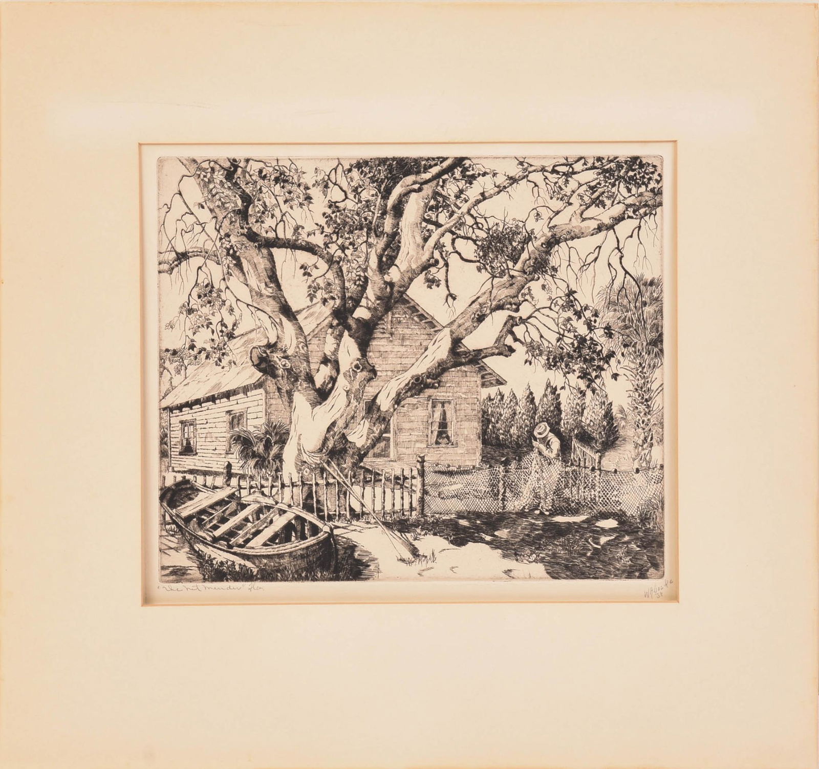 Walter Locke. The Net Mender, 1938. (1 of 6)