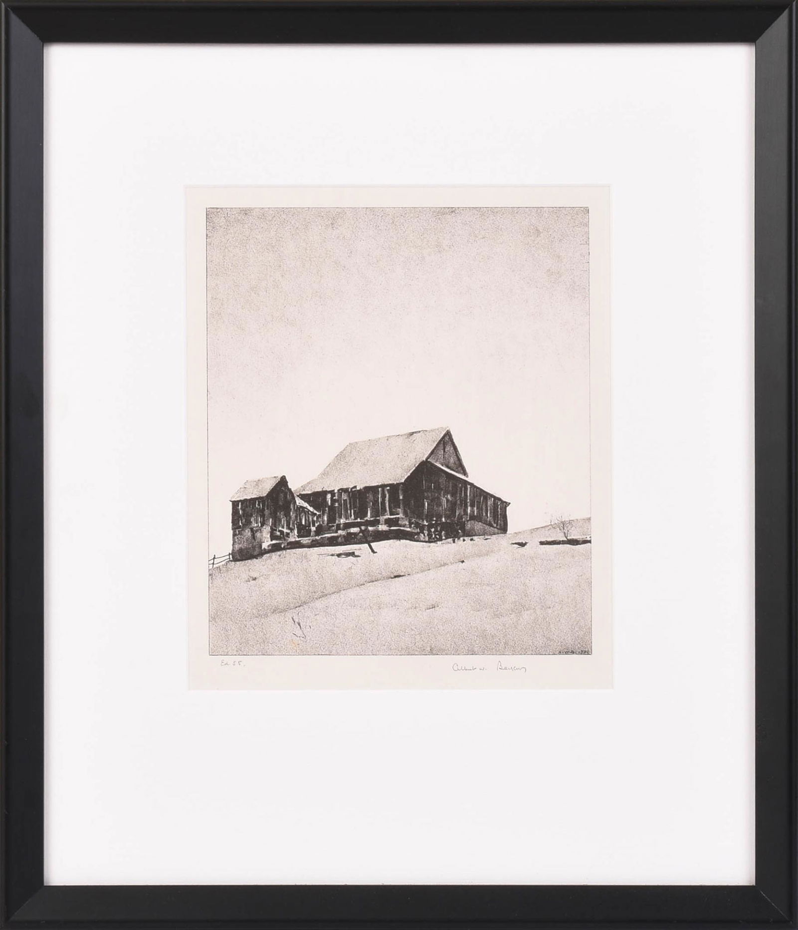 Albert Barker. Old Barn. (1 of 4)