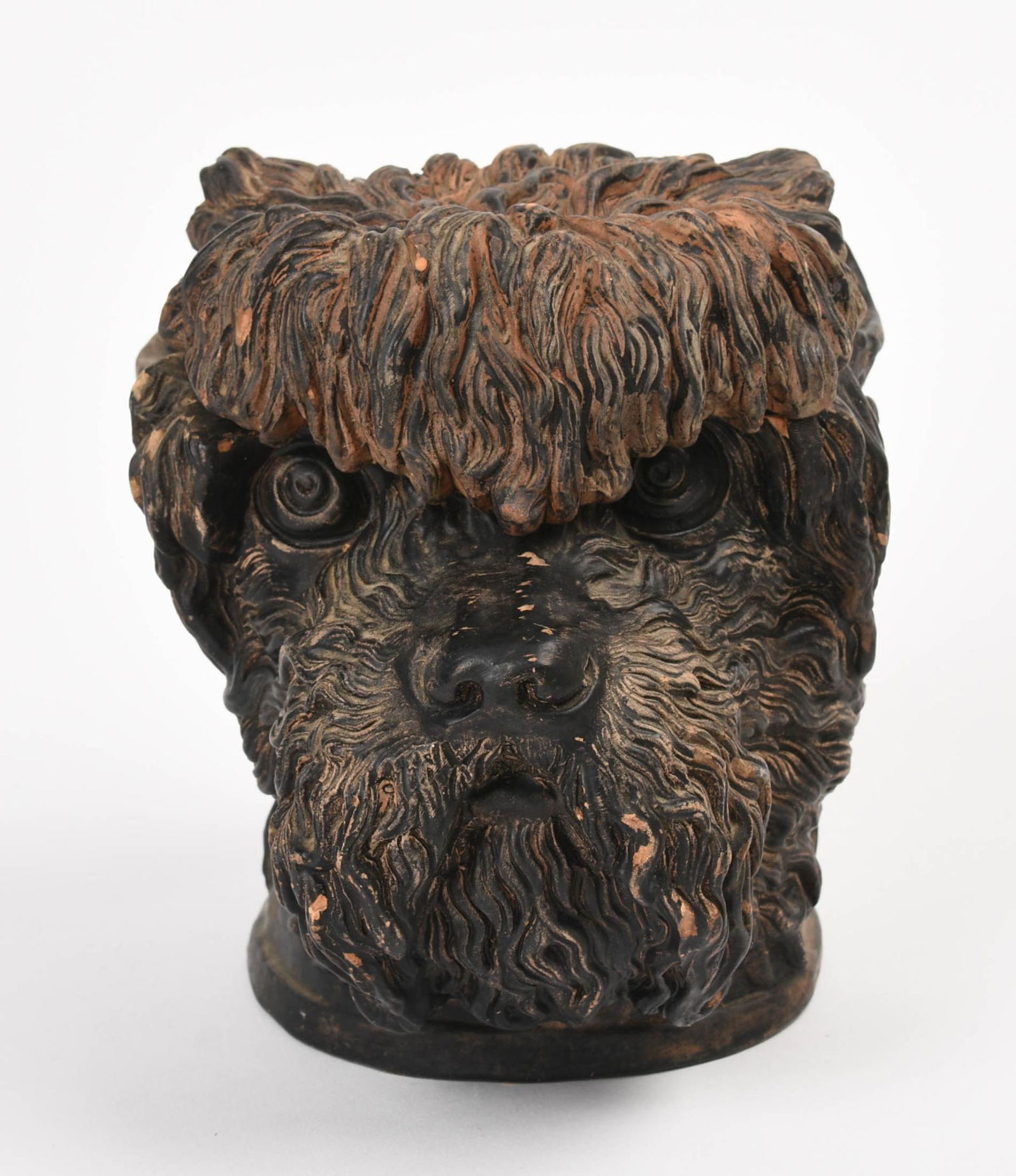 Curly Haired Dog Figural Tobacco Jar Humidor (1 of 7)