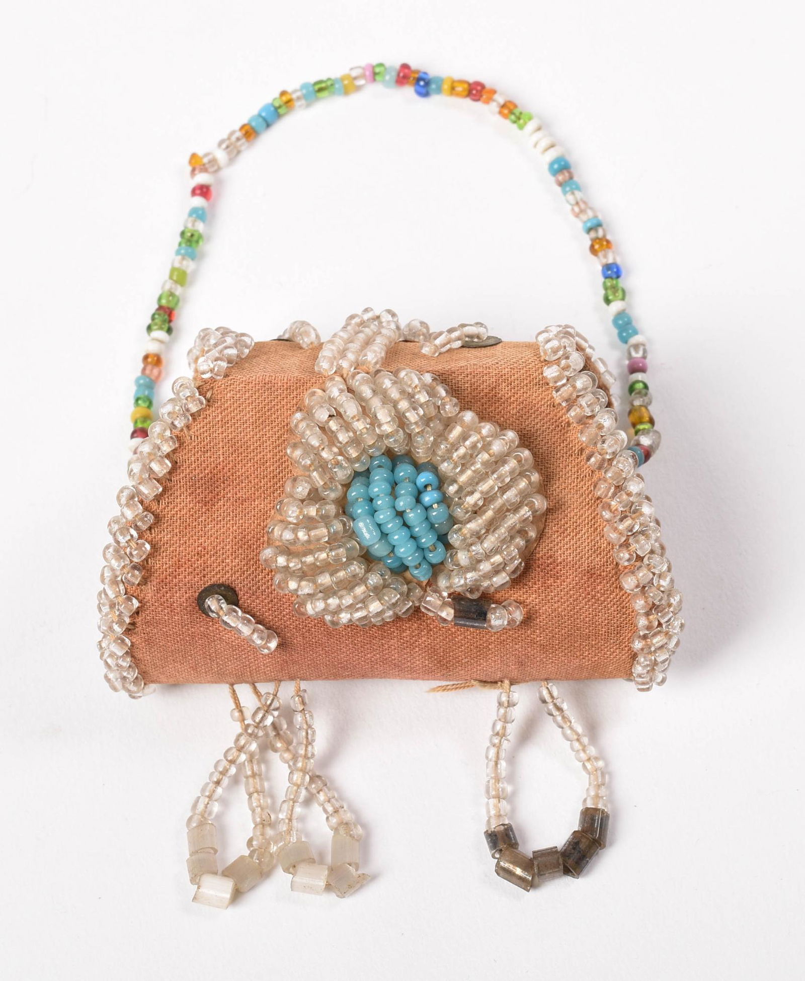 Miniature Native American Beaded Pouch. (1 of 6)