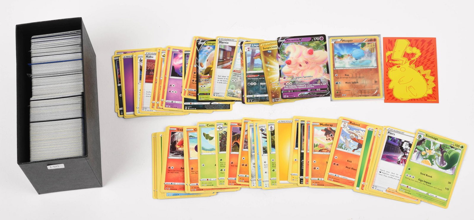 250+ Pokemon Cards.: Sampling shown.