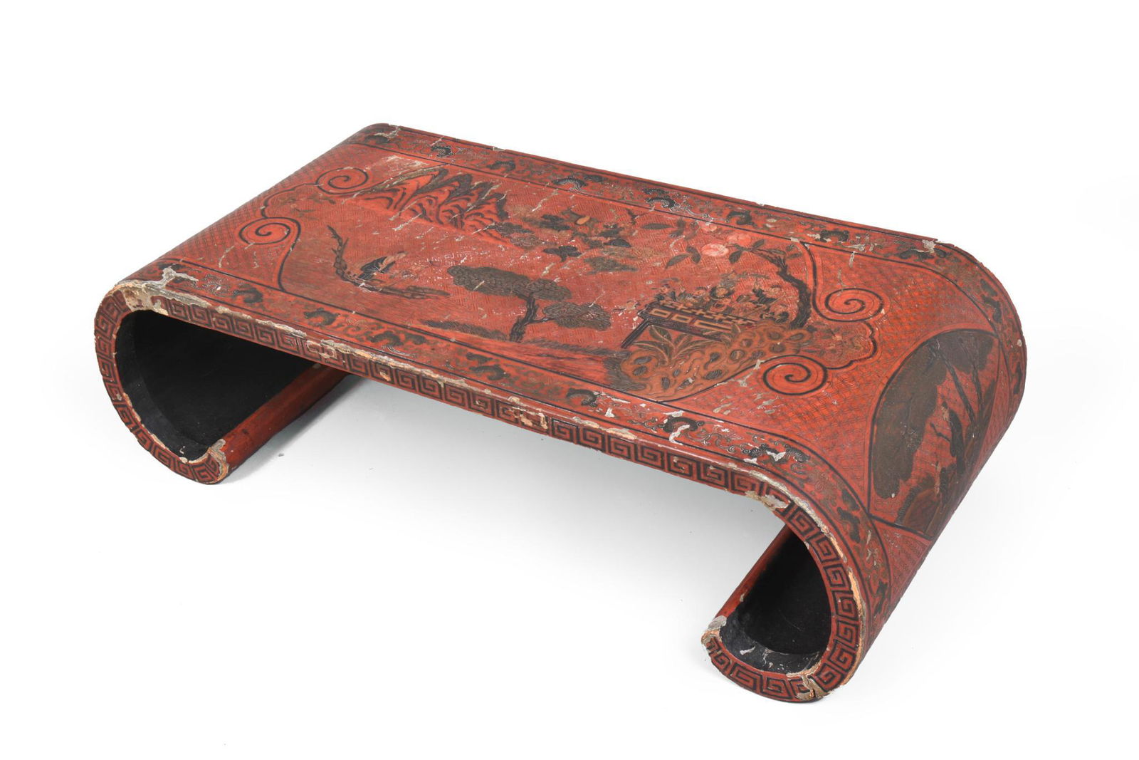 Chinese Red Lacquer Table (1 of 4)