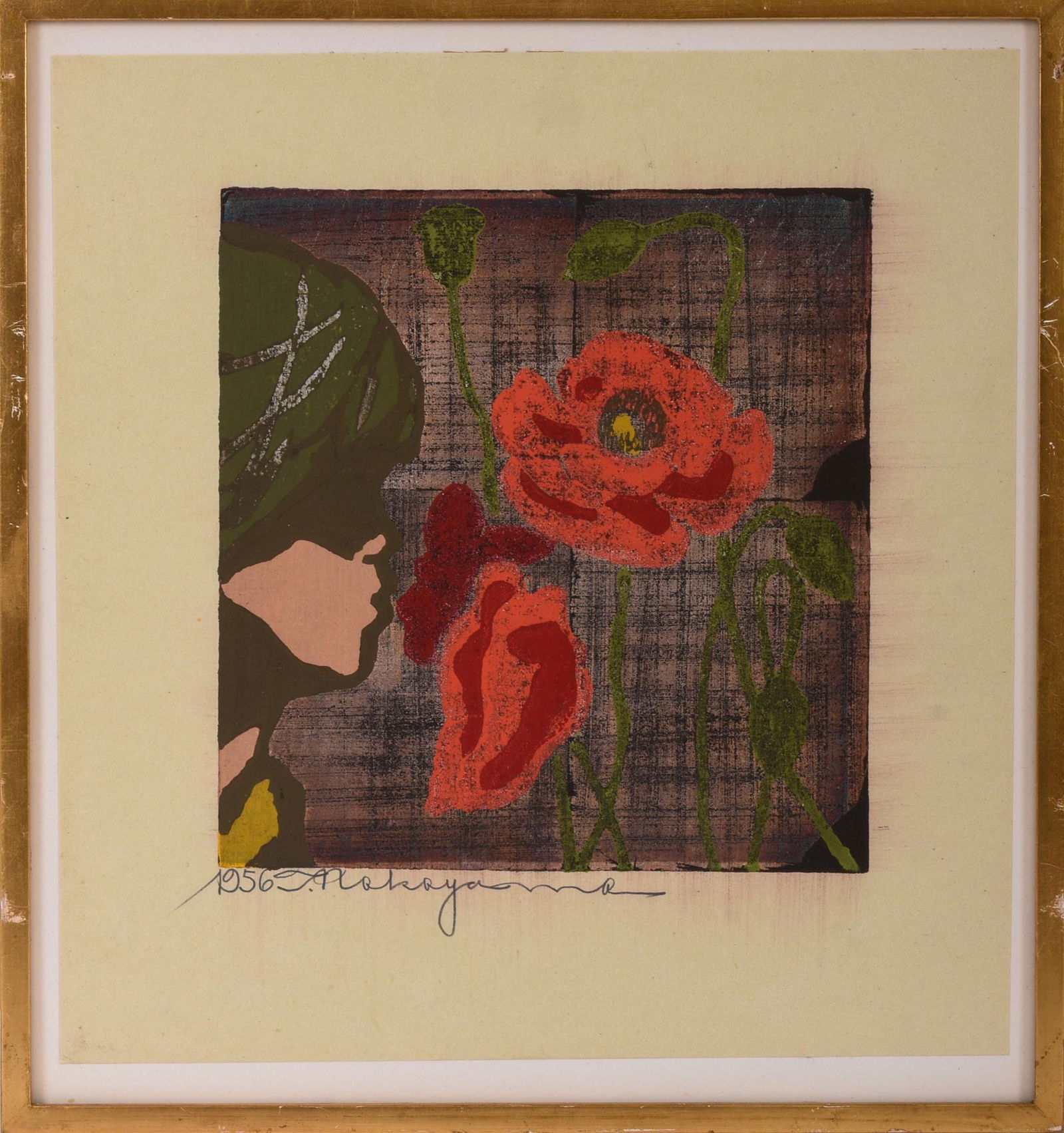 Tadashi Nakayama Japanese Woodblock Print (1 of 3)