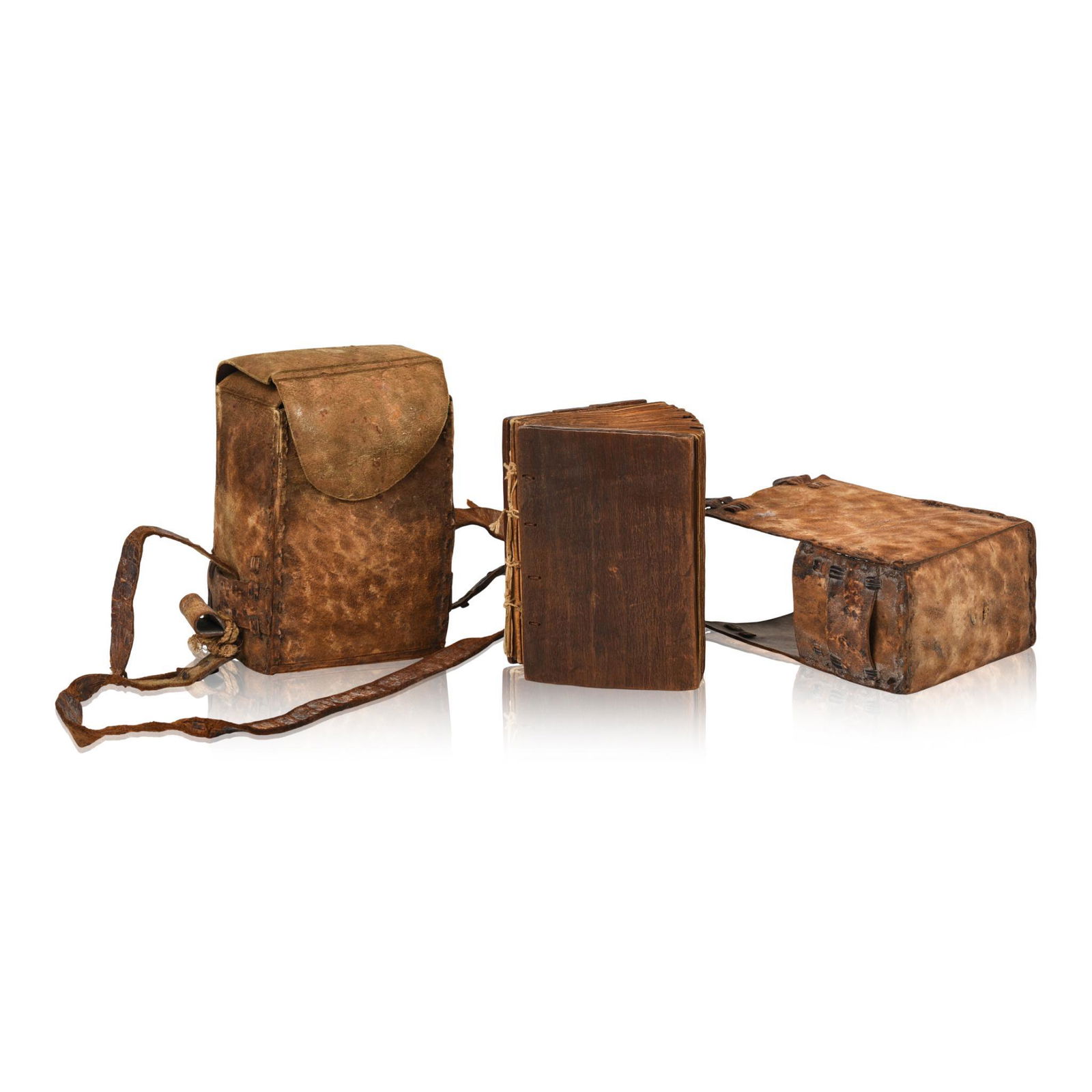 Ethiopian Manuscript in Hide Carrying Case. (1 of 7)