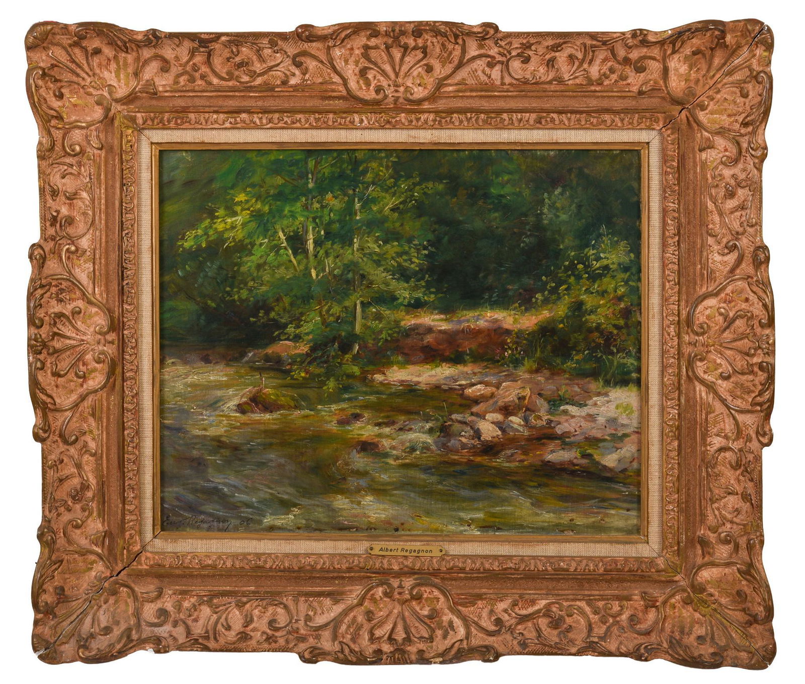Albert Regagnon Forest Landscape with Stream (1 of 4)