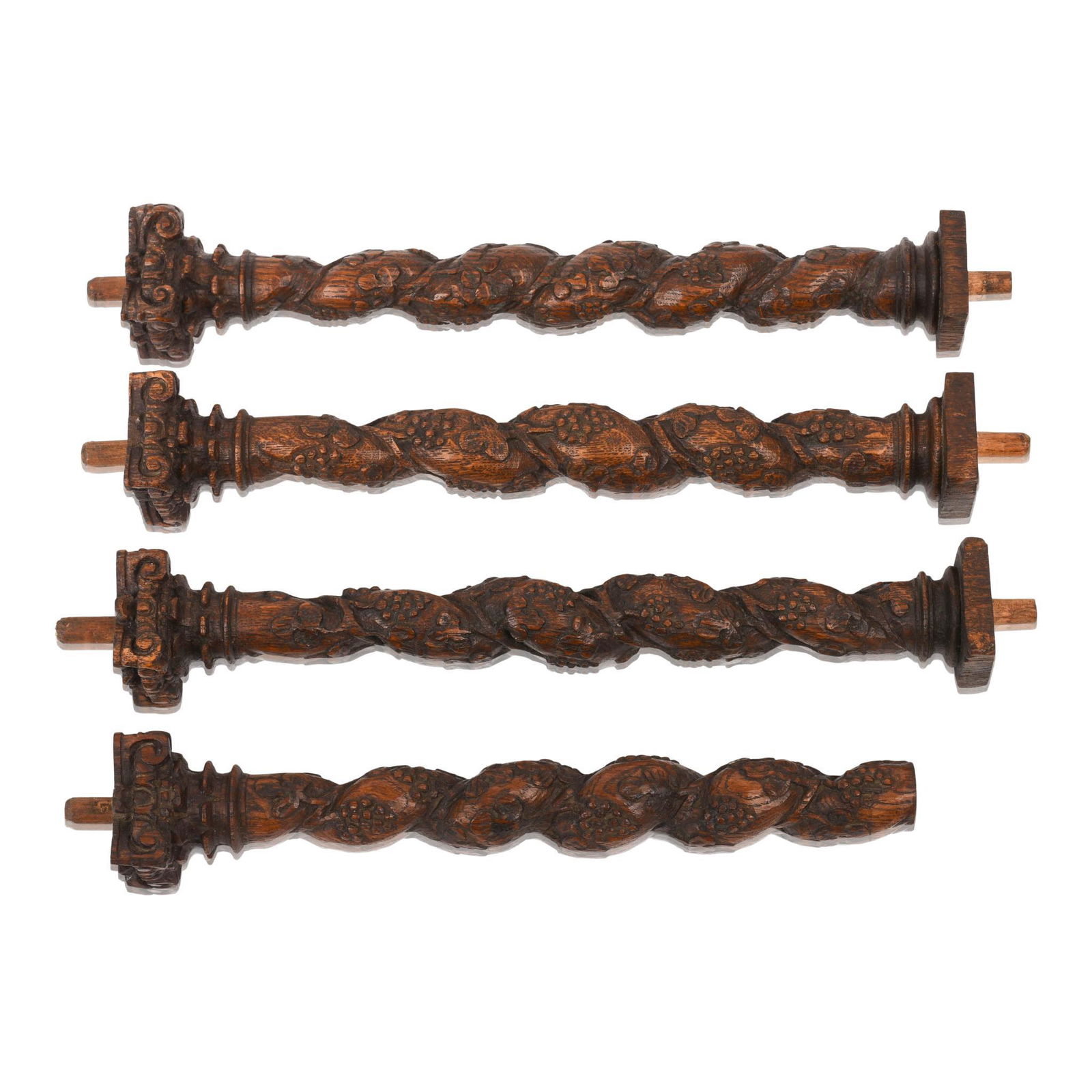 Four Continental Baroque Solomonic Column Models (1 of 3)