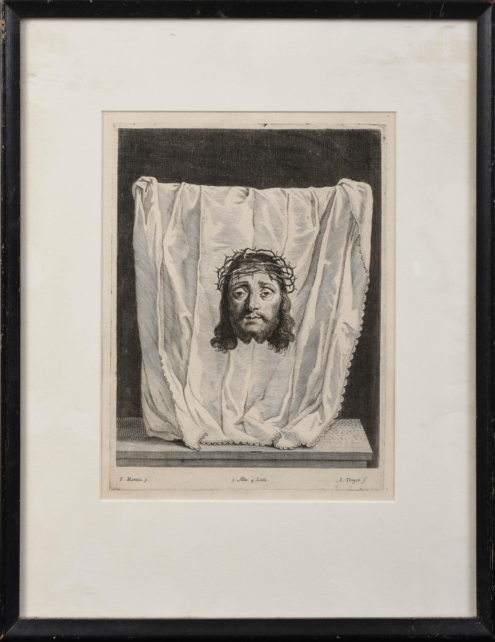 Engraving From David Teniers Theatre of Paintings. (1 of 2)