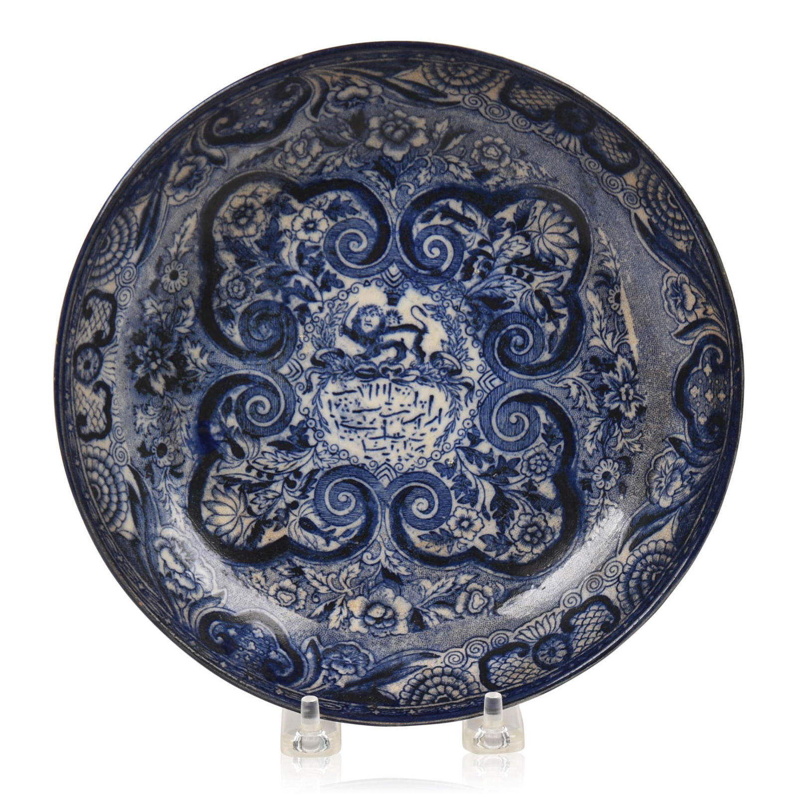 Staffordshire Blue Transfer-Printed Dish for the (1 of 4)