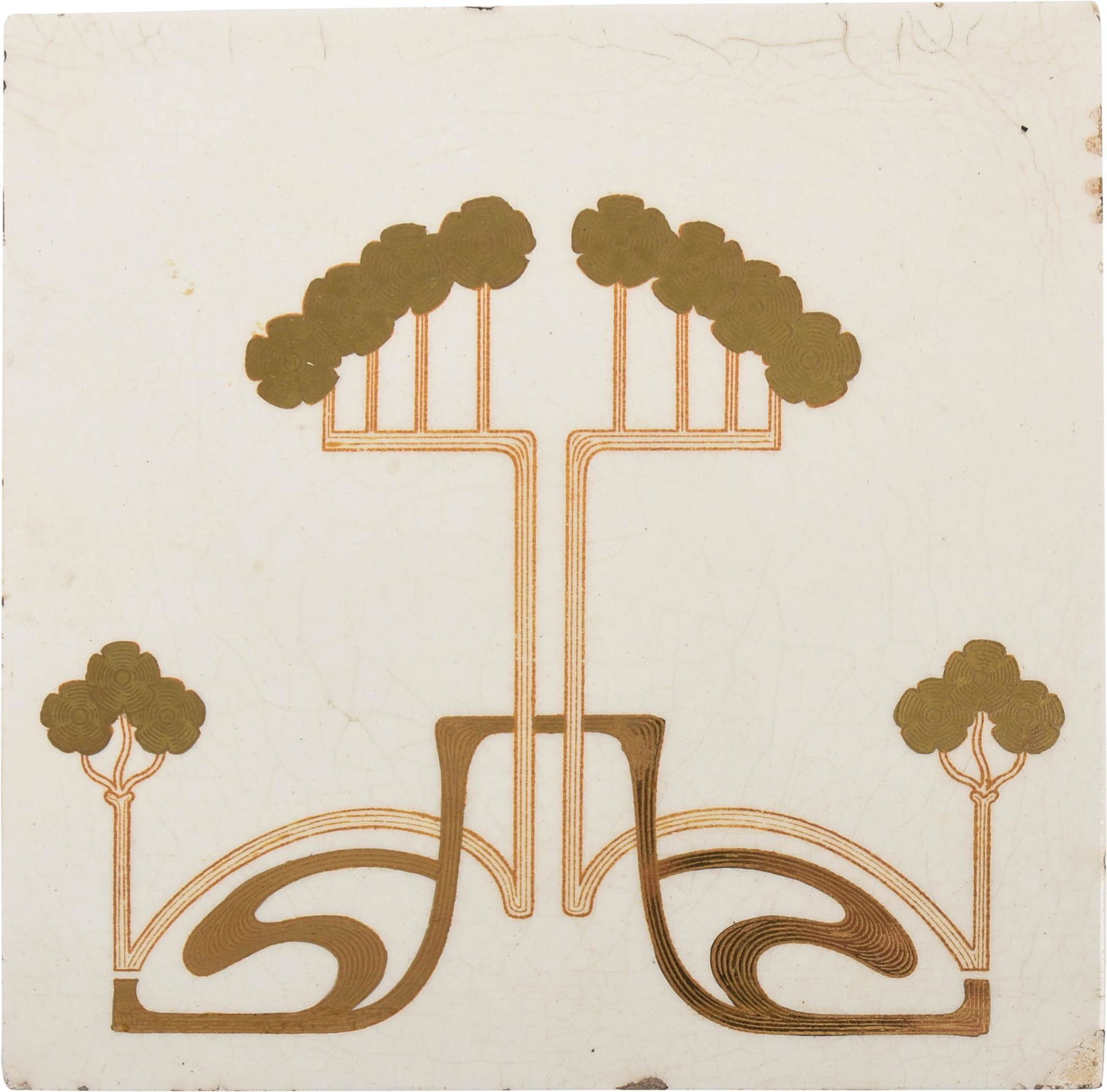 Villeroy & Boch Dresden Art Deco Tile. (1 of 2)