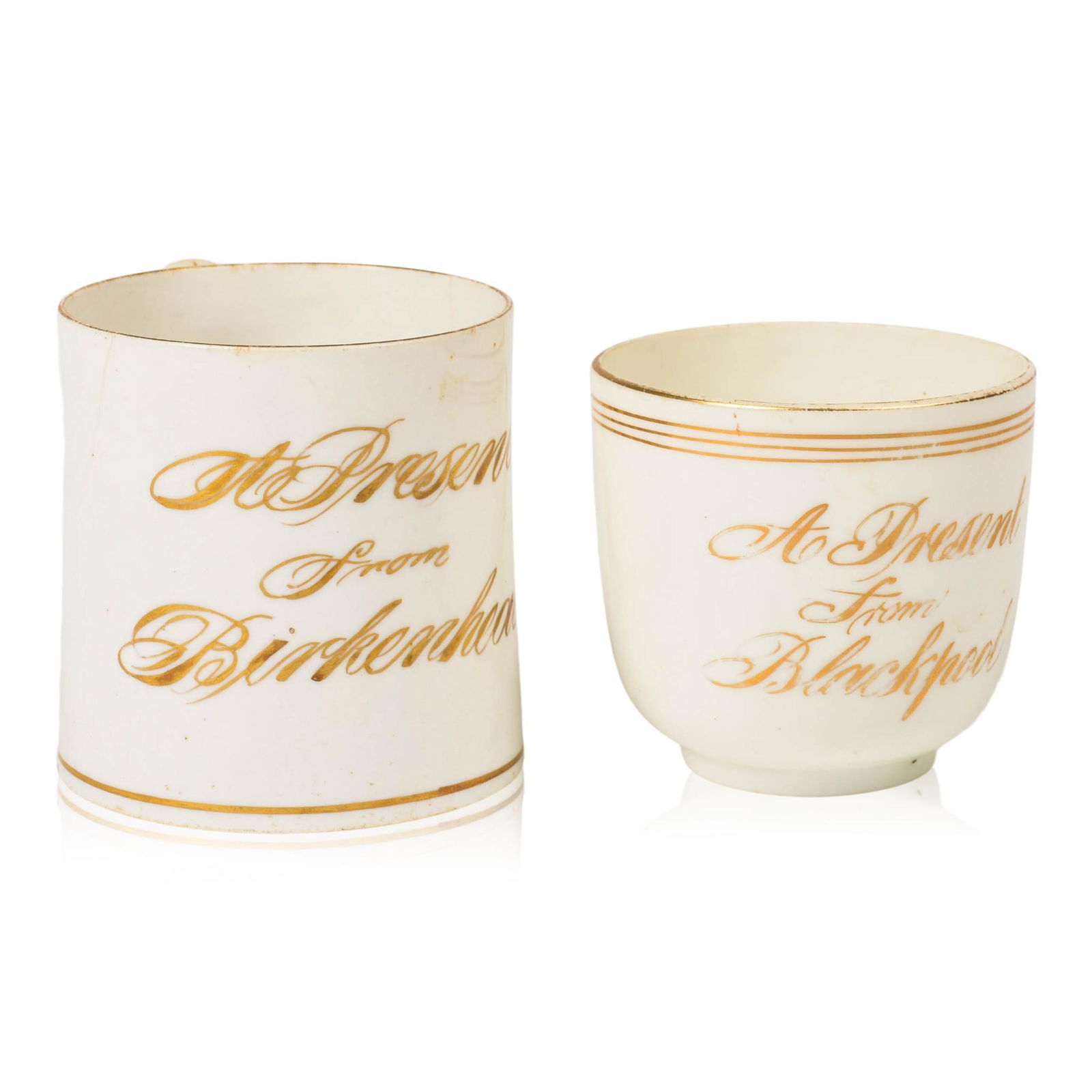 Two English 'A Present From' Mugs. (1 of 3)