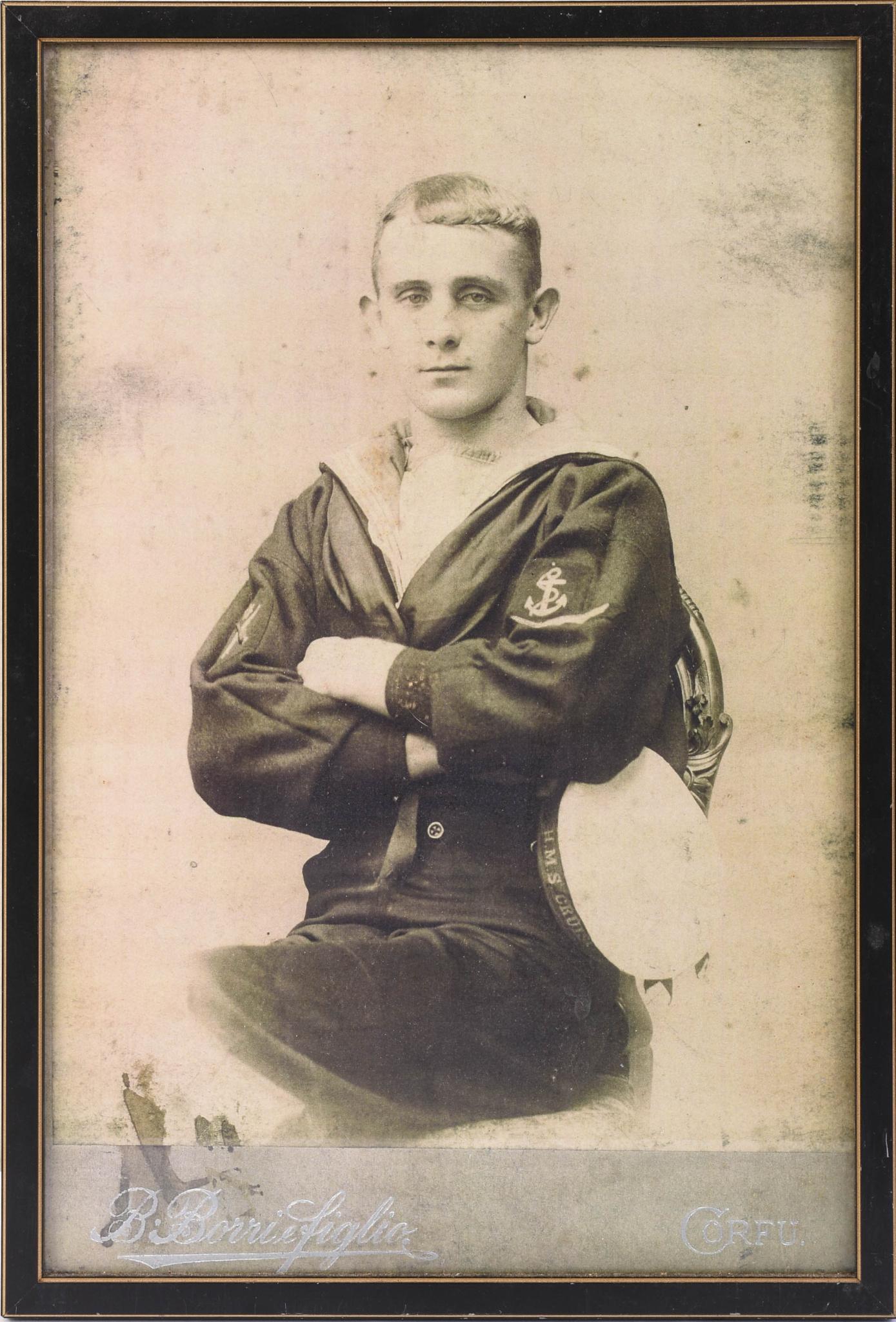 Photograph of a British Sailor, Circa 1880. (1 of 3)
