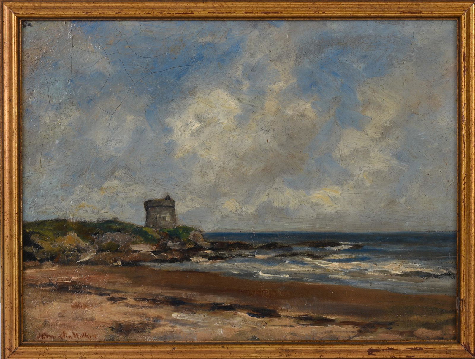 John Crompton Walker Irish Landscape Painting (1 of 3)