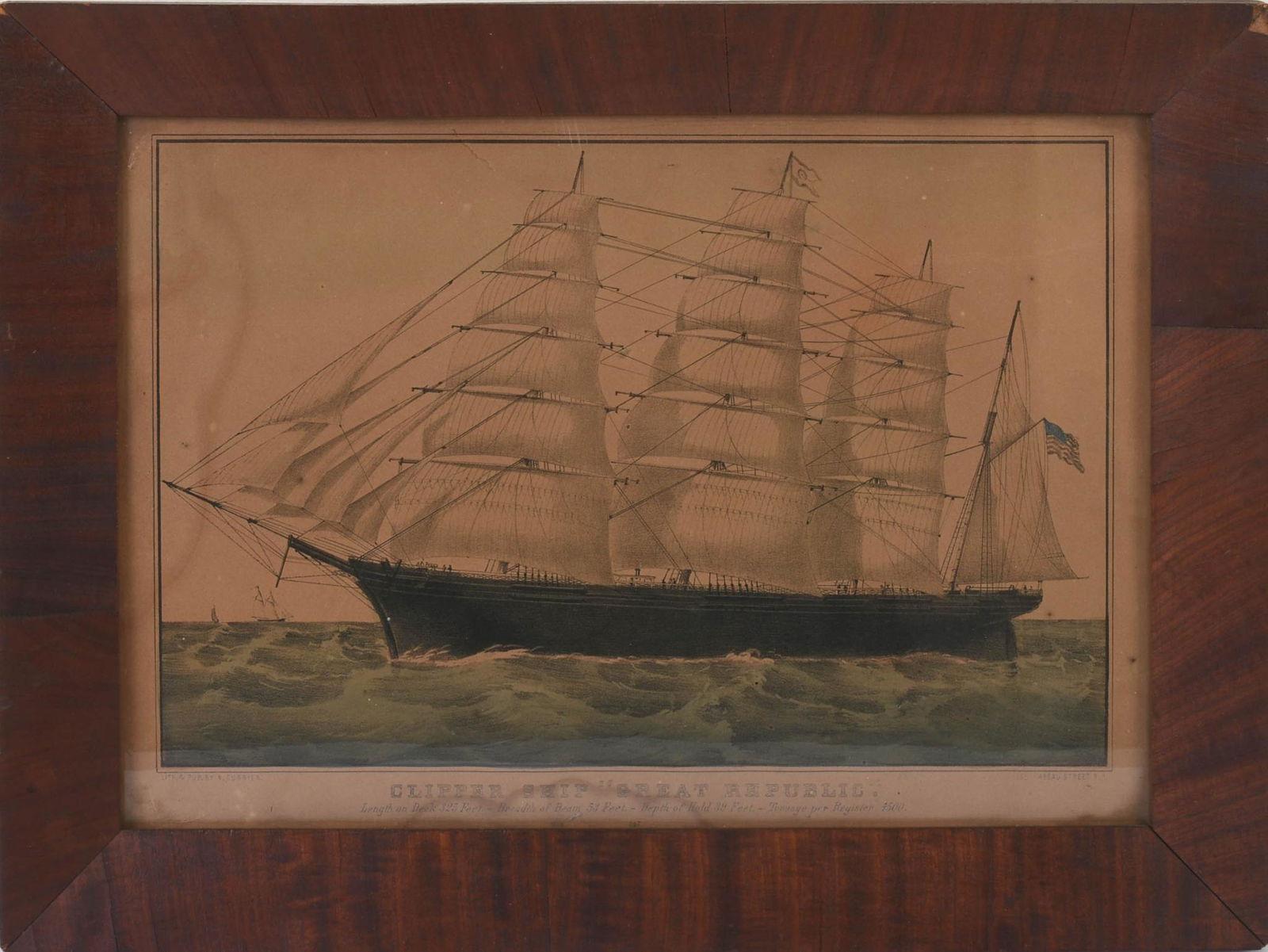 Currier & Ives. Clipper Ship Great Republic. (1 of 3)