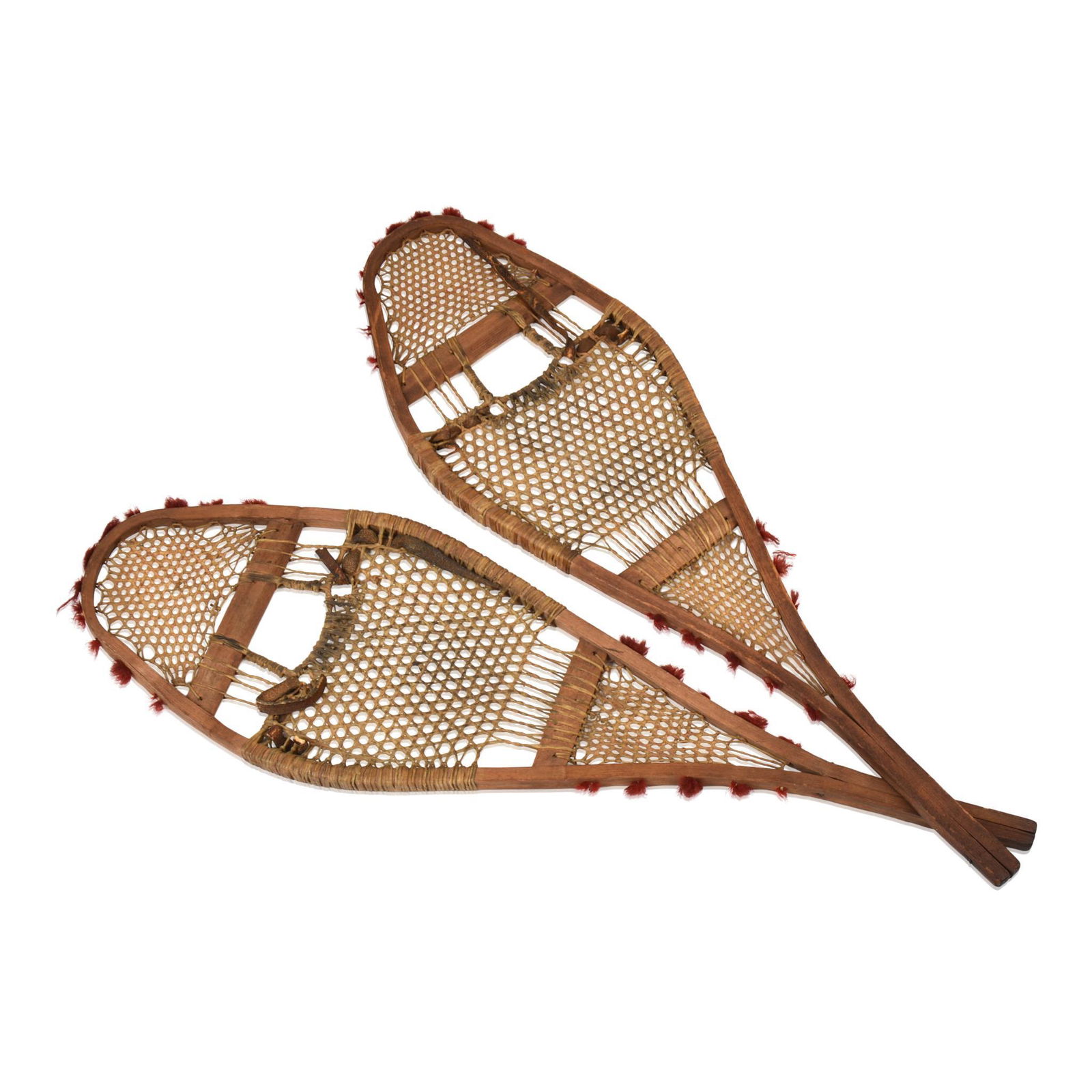 Pair of Children's Native American Snowshoes. (1 of 3)