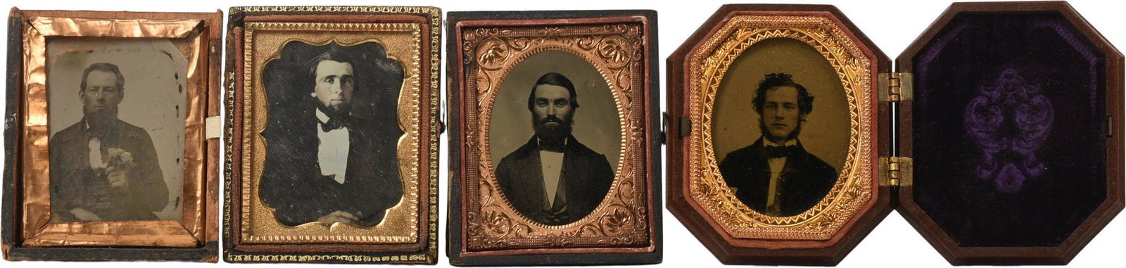 Four Ninth Plate Portraits of Men. (1 of 4)