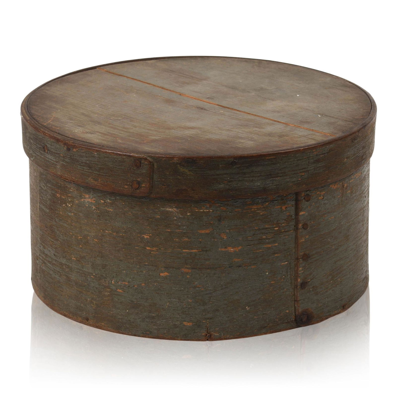 Pantry Box in Old Blue Paint. (1 of 5)