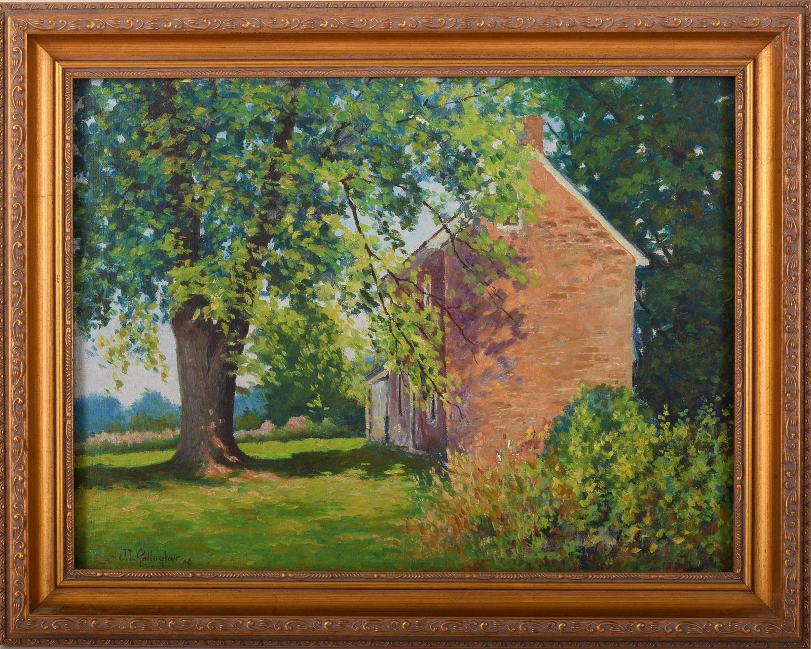 John Gallagher. Brick Farmhouse, 1946. (1 of 3)