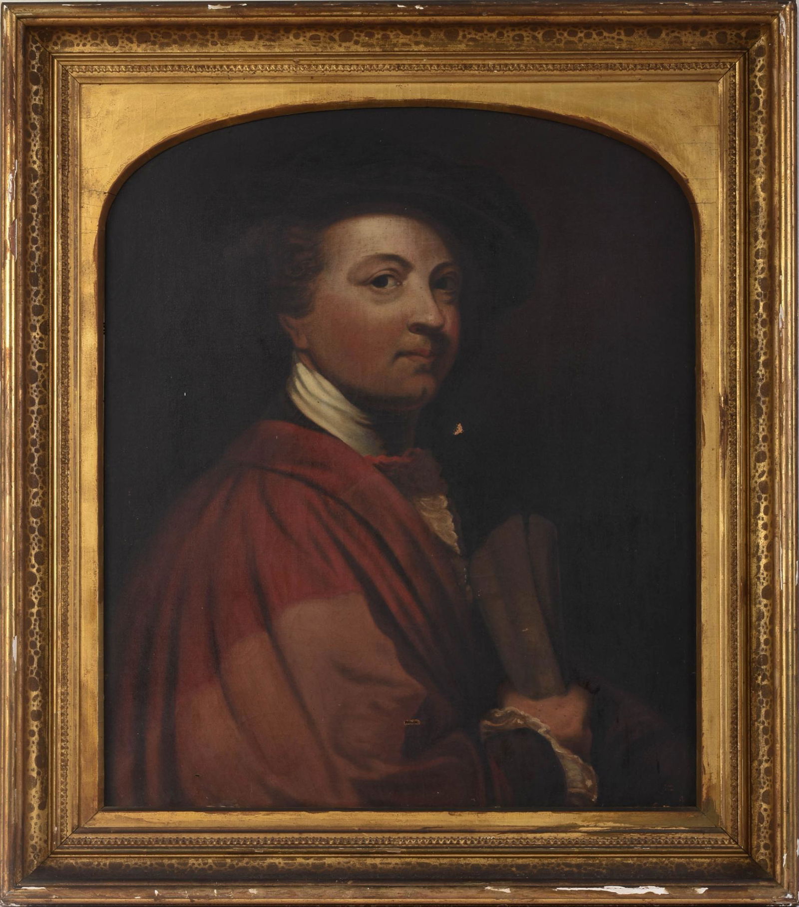 Painting of Sir Joshua Reynolds by George W. Bonney. (1 of 2)