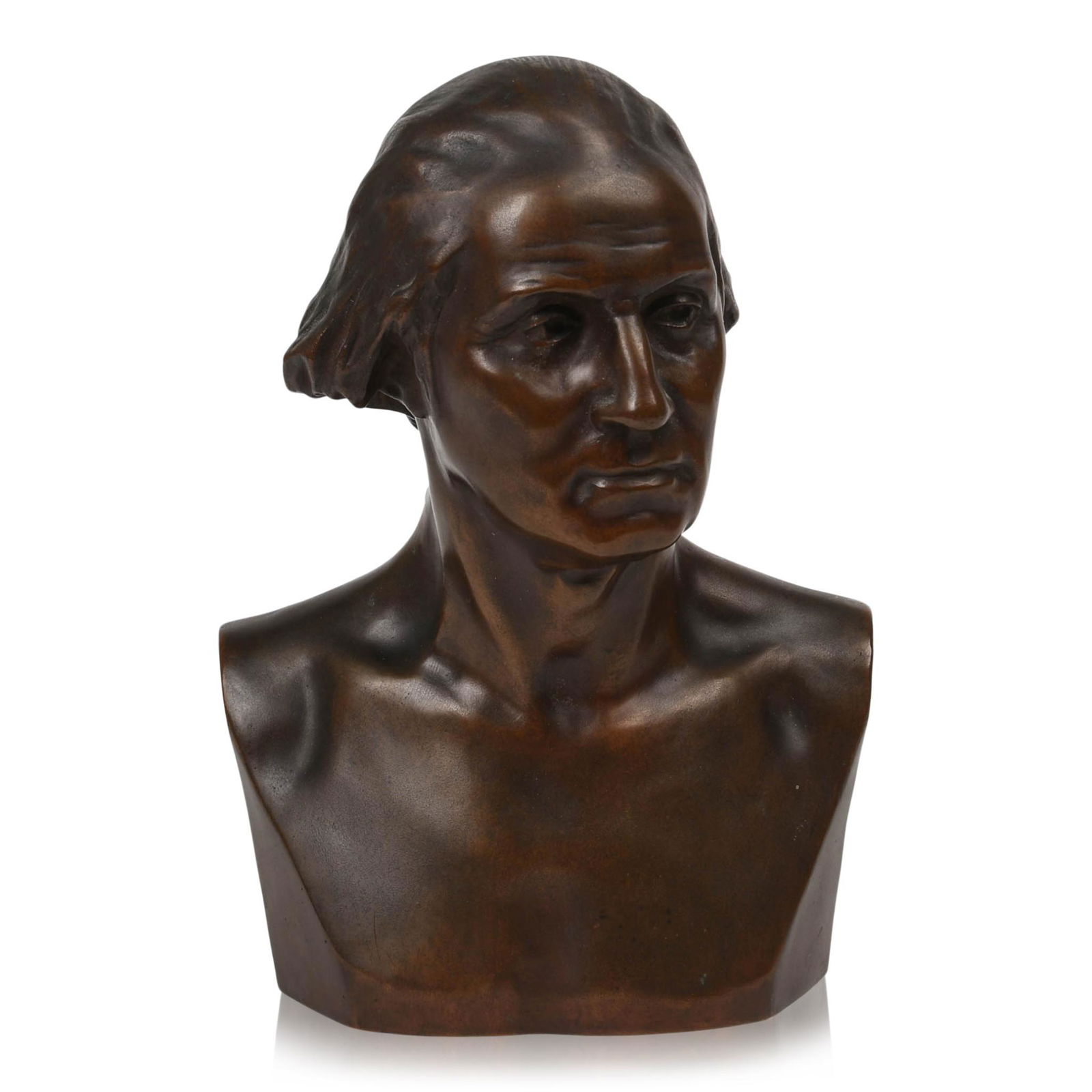 Bronze Bust of George Washington. (1 of 5)