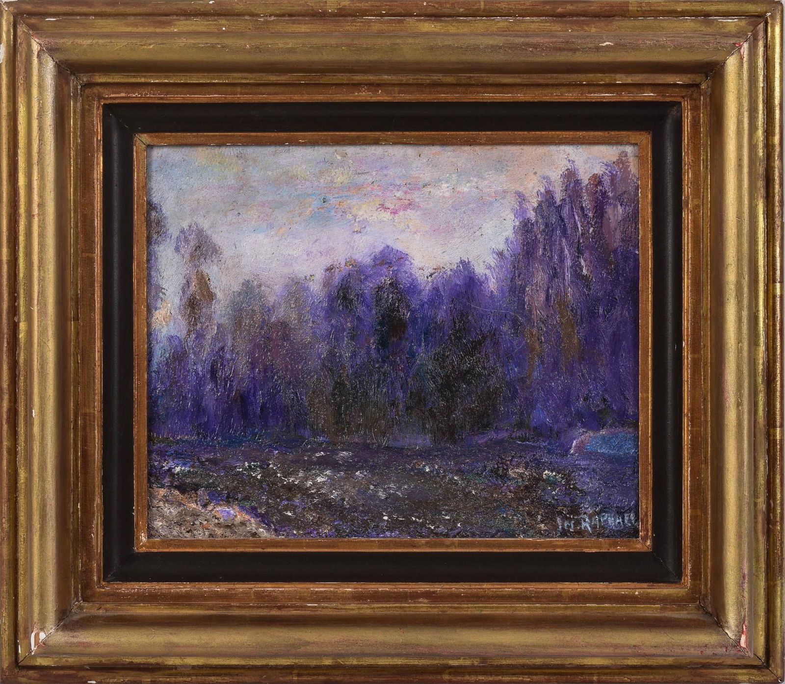 Joseph M. Raphael. Landscape in Shades of Purple. (1 of 3)