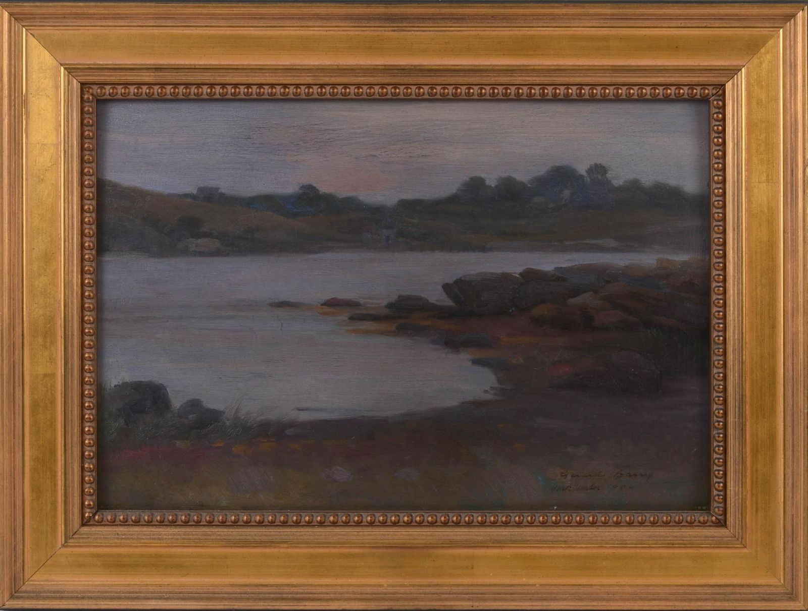 William Gerard Barry (1864 - 1941). York Harbor, 1904. (1 of 3)