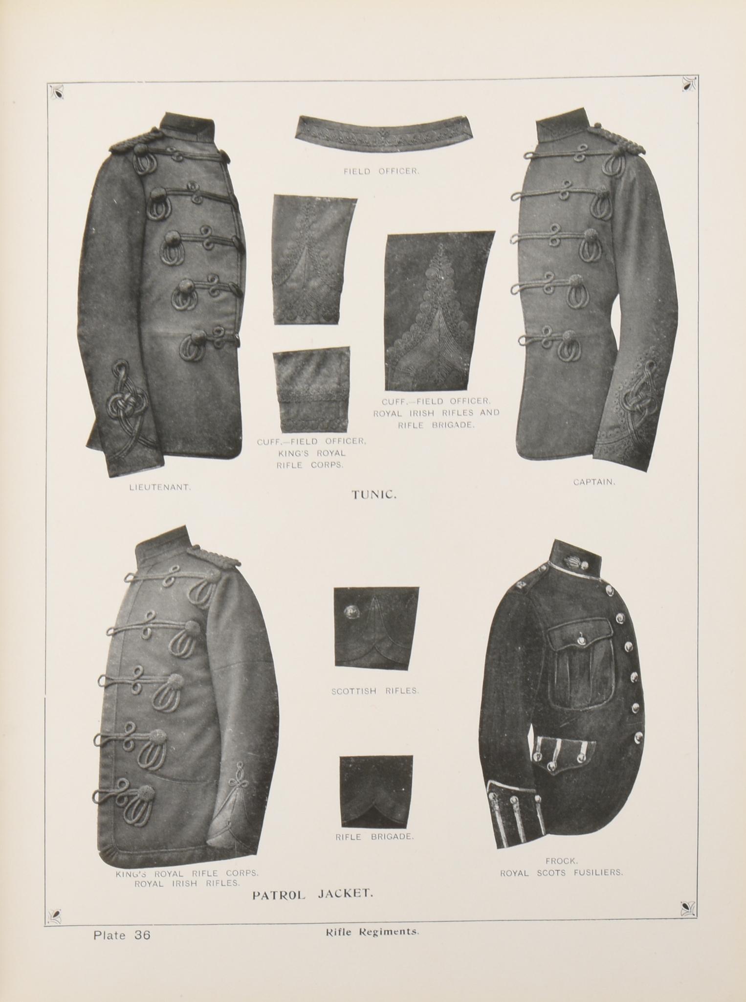 Dress Regulations for the Officers of the [British] Army. 1900.: [MILITARY UNIFORMS]. Dress Regulations for the Officers of the [British] Army. (Including the Militia.) 1900. War Office. Published by H. M. S. O. London, 1900. Hardbound 1st edition with publishers&#