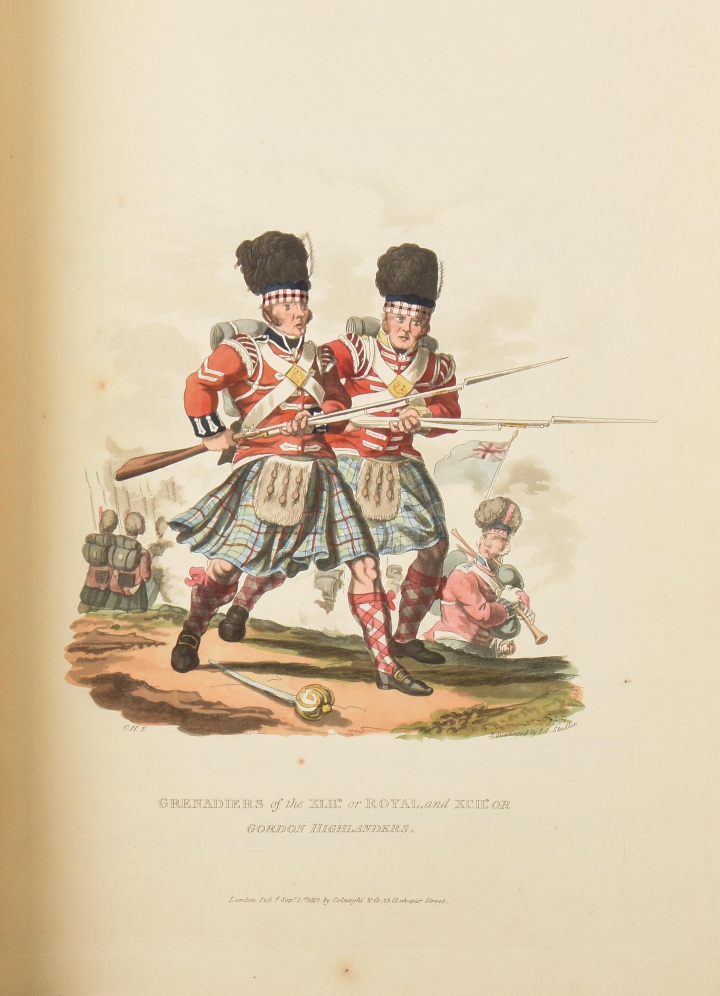 [NAPOLEONIC BRITISH ARMY UNIFORMS]. SMITH, Charles Hamilton. 1814 (1 of 12)