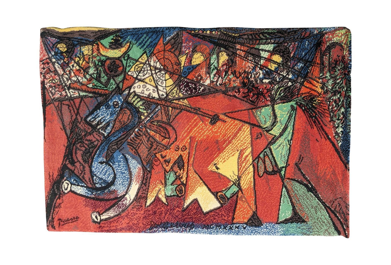 After Pablo Picasso Danish Wool Rug (1 of 2)