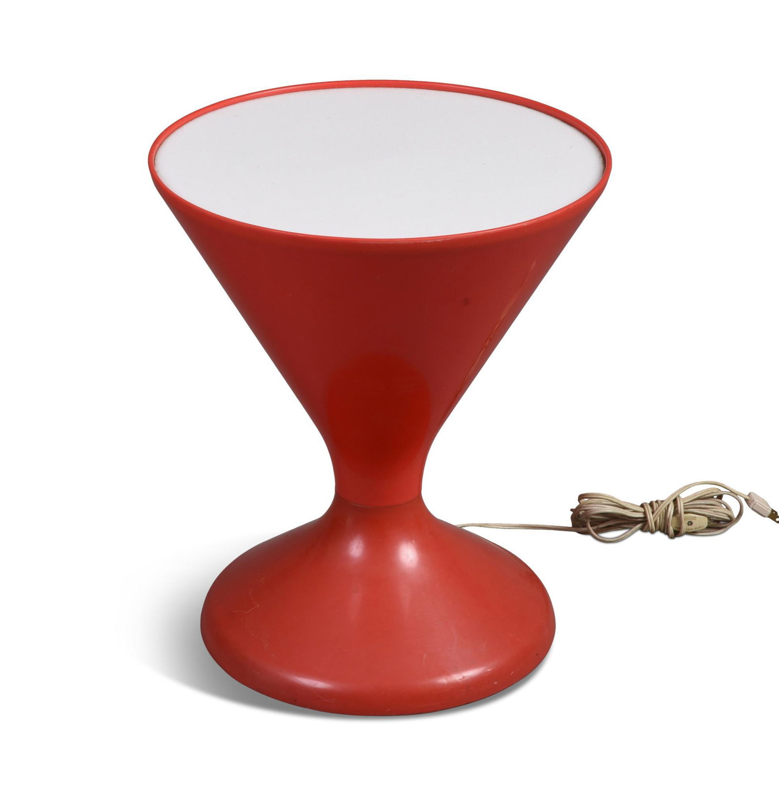 Plastic Hourglass Shaped Illuminated Table (1 of 2)